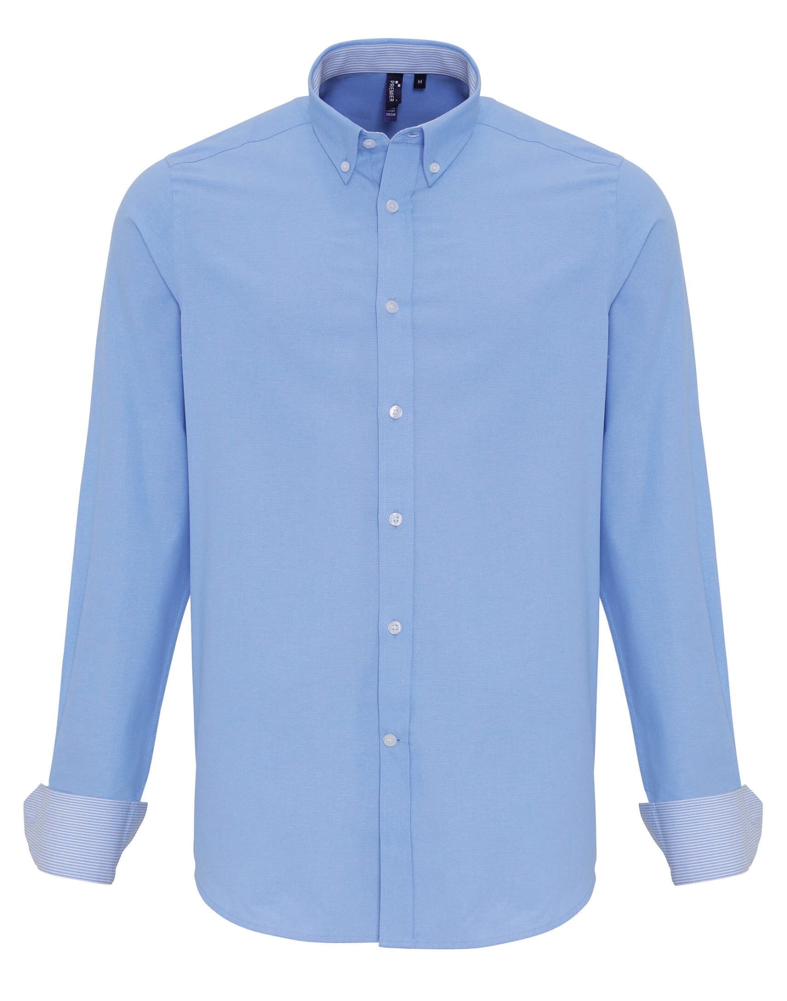 Cotton-Rich Oxford Stripes Shirt