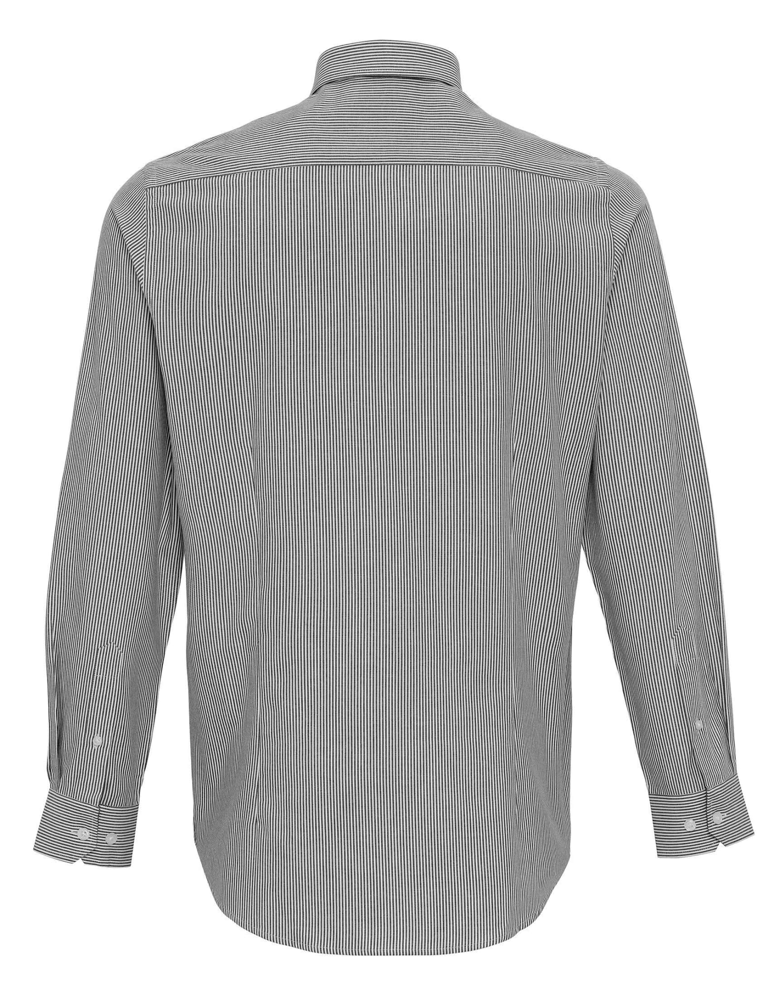 Cotton-Rich Oxford Stripes Shirt