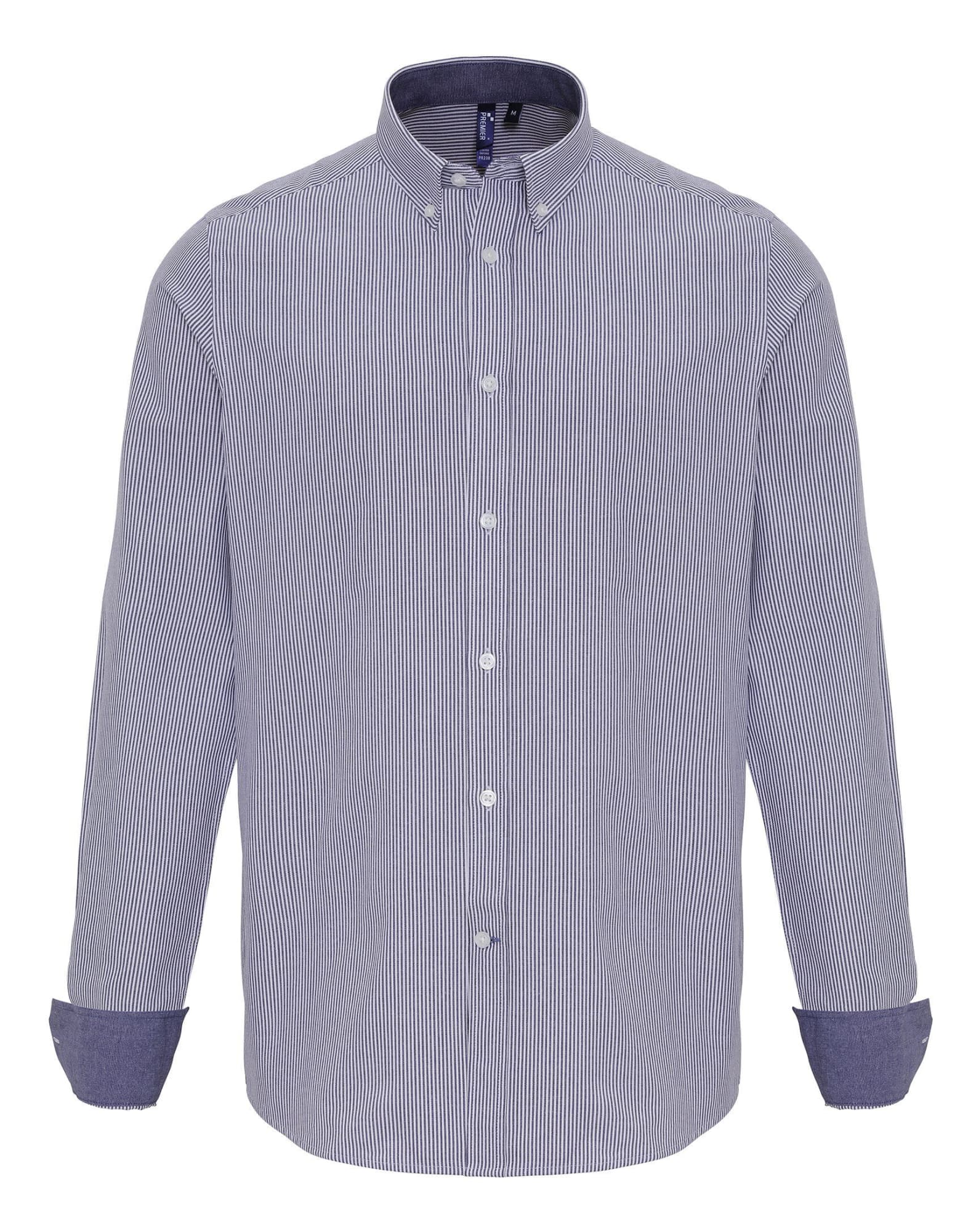 Cotton-Rich Oxford Stripes Shirt
