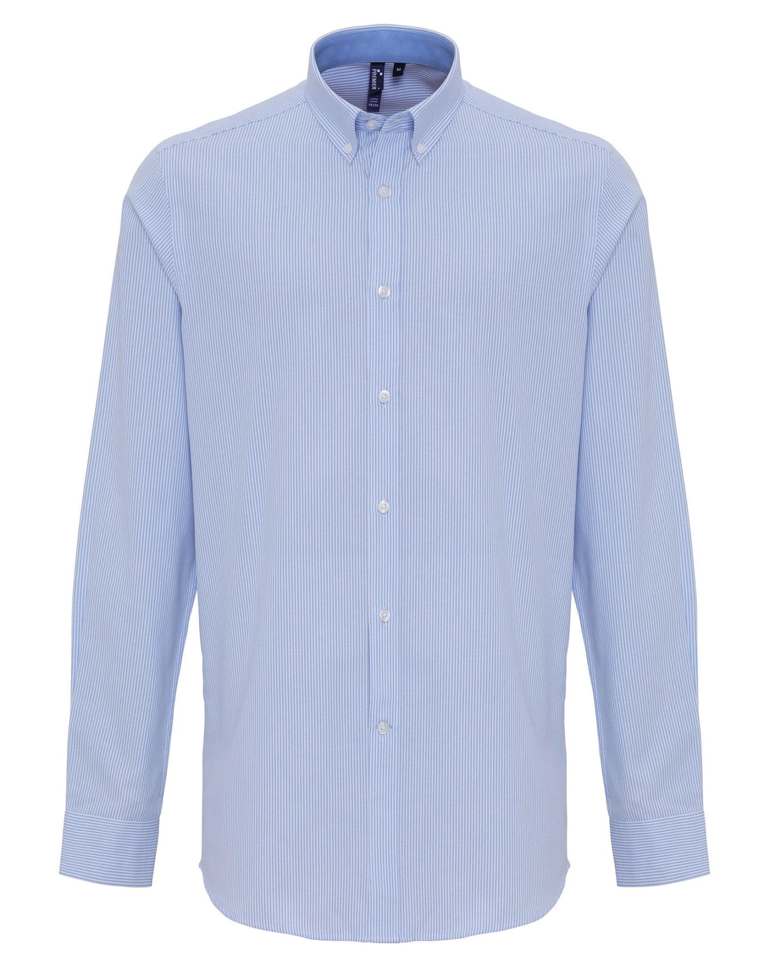 Cotton-Rich Oxford Stripes Shirt