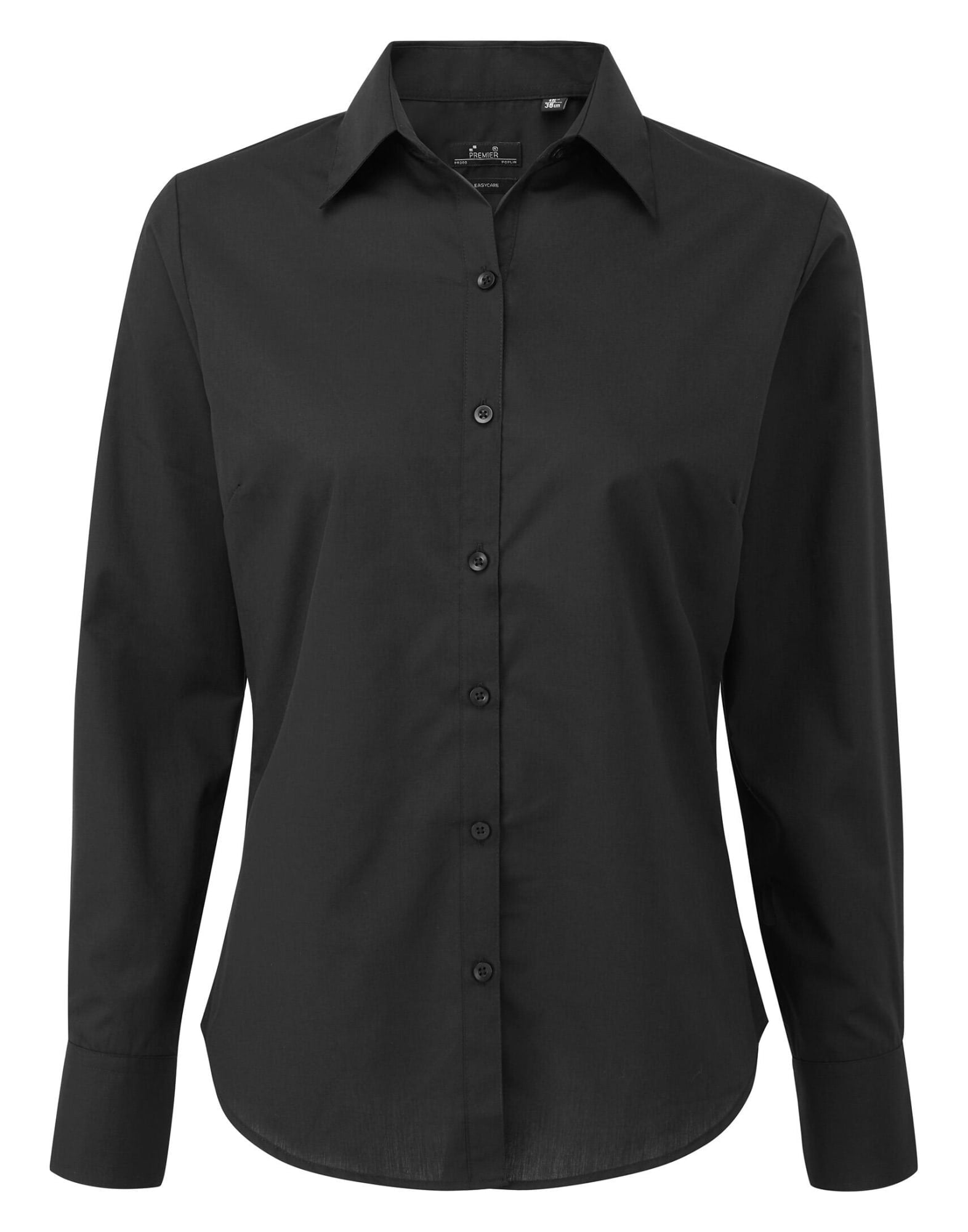 Womens Poplin L-S Blouse