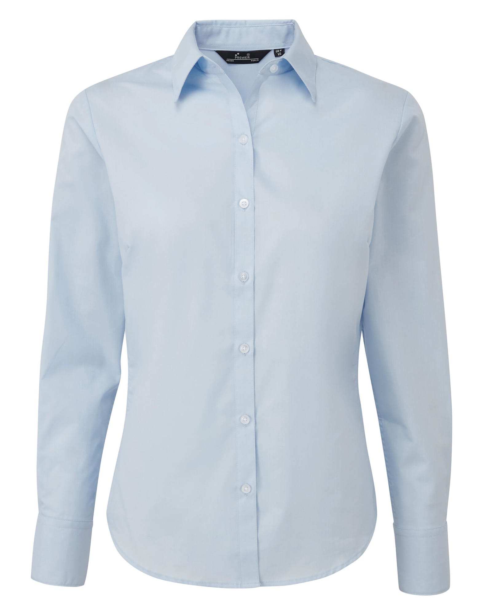 Womens Poplin L-S Blouse