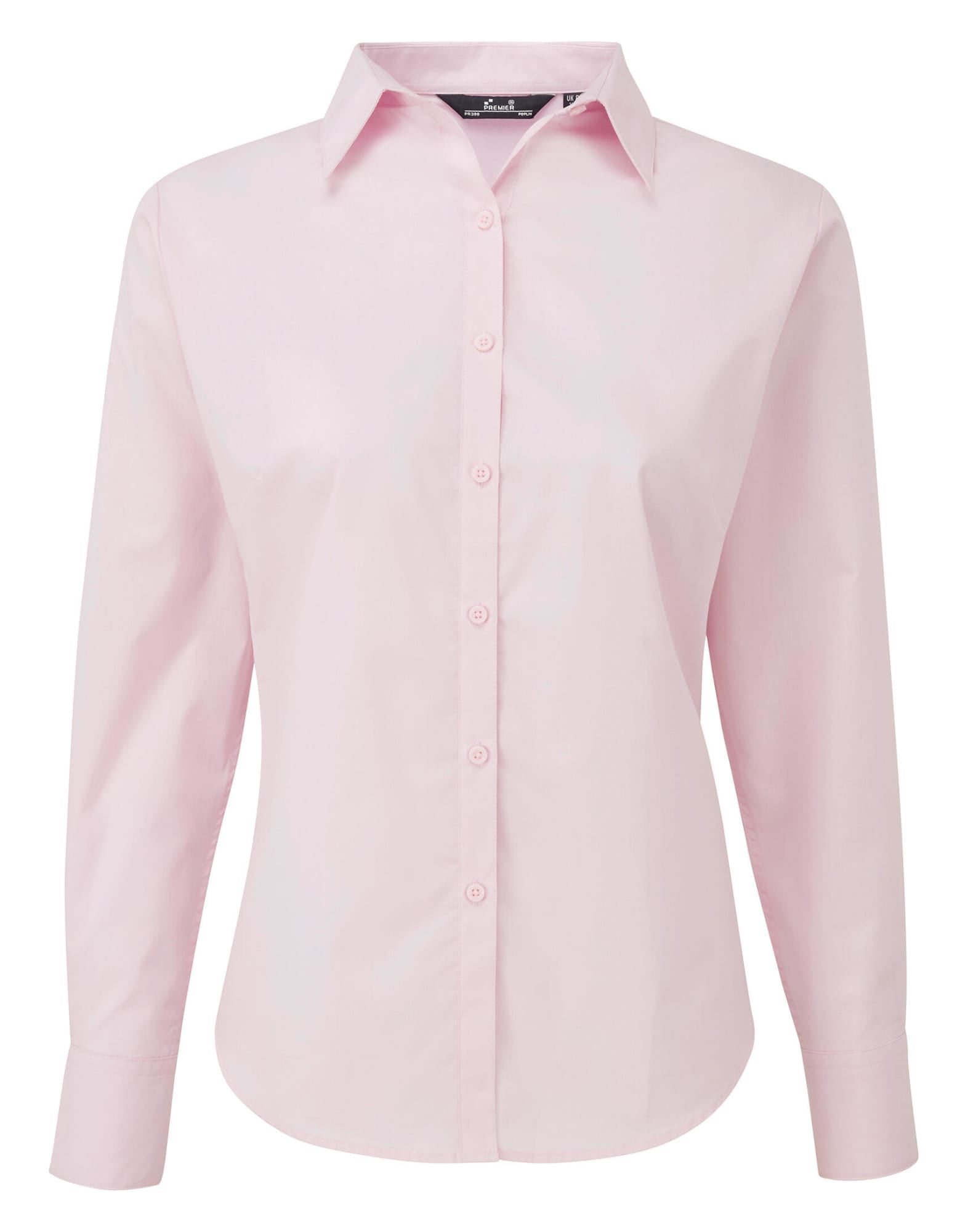 Womens Poplin L-S Blouse