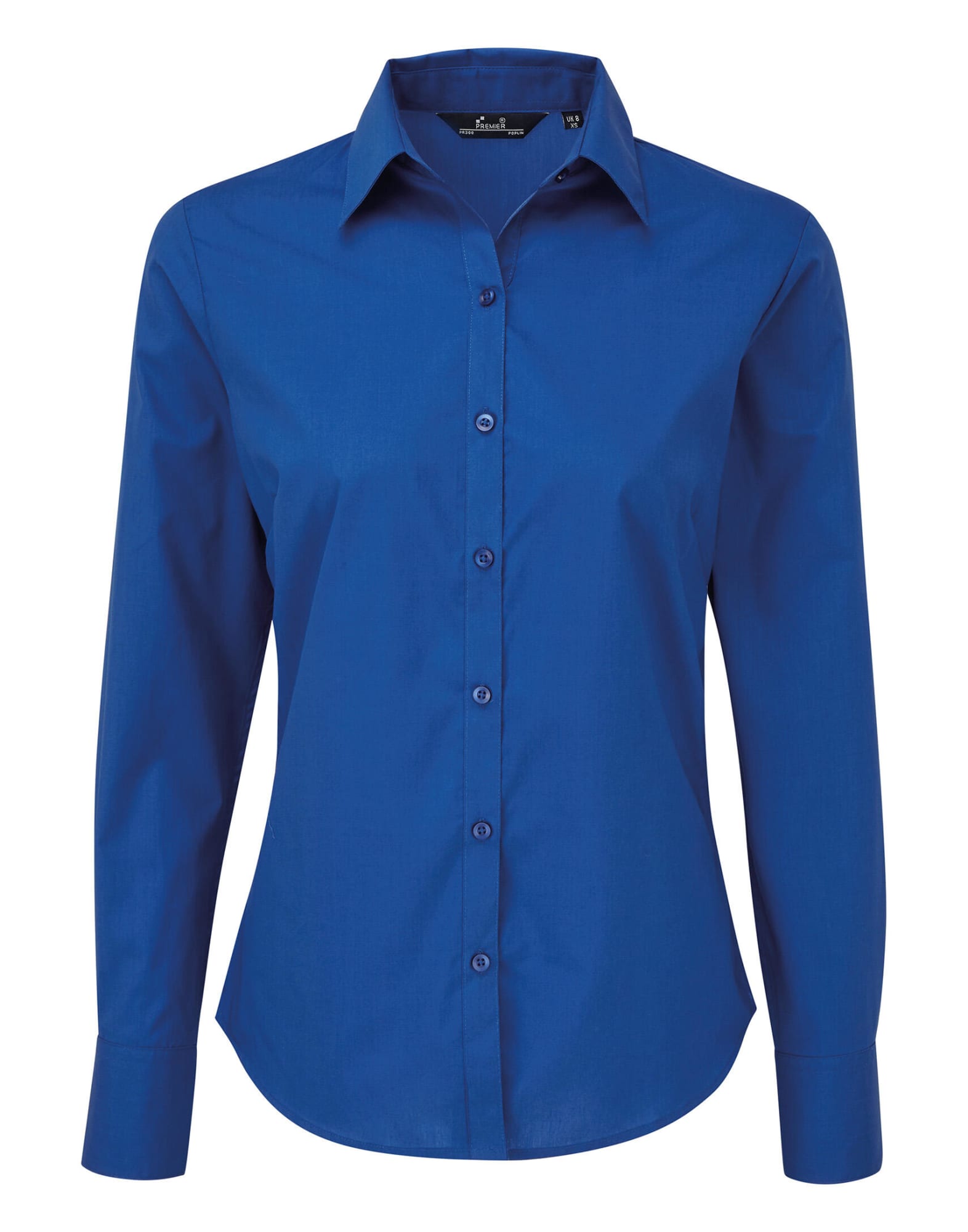 Womens Poplin L-S Blouse