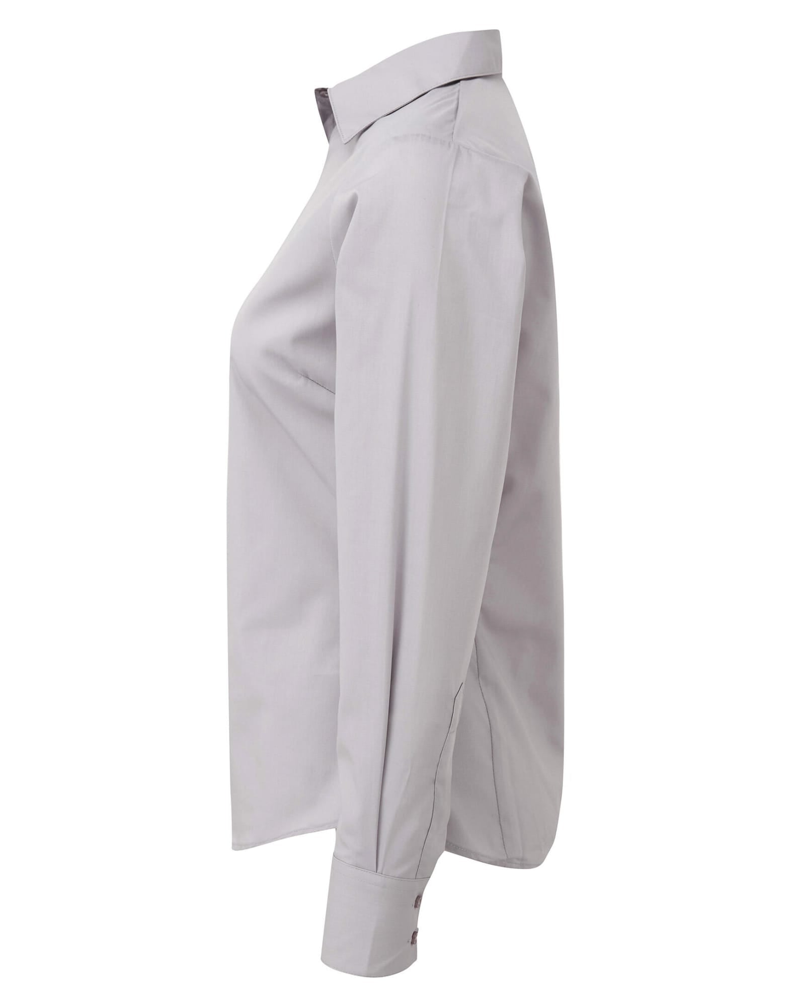 Womens Poplin L-S Blouse