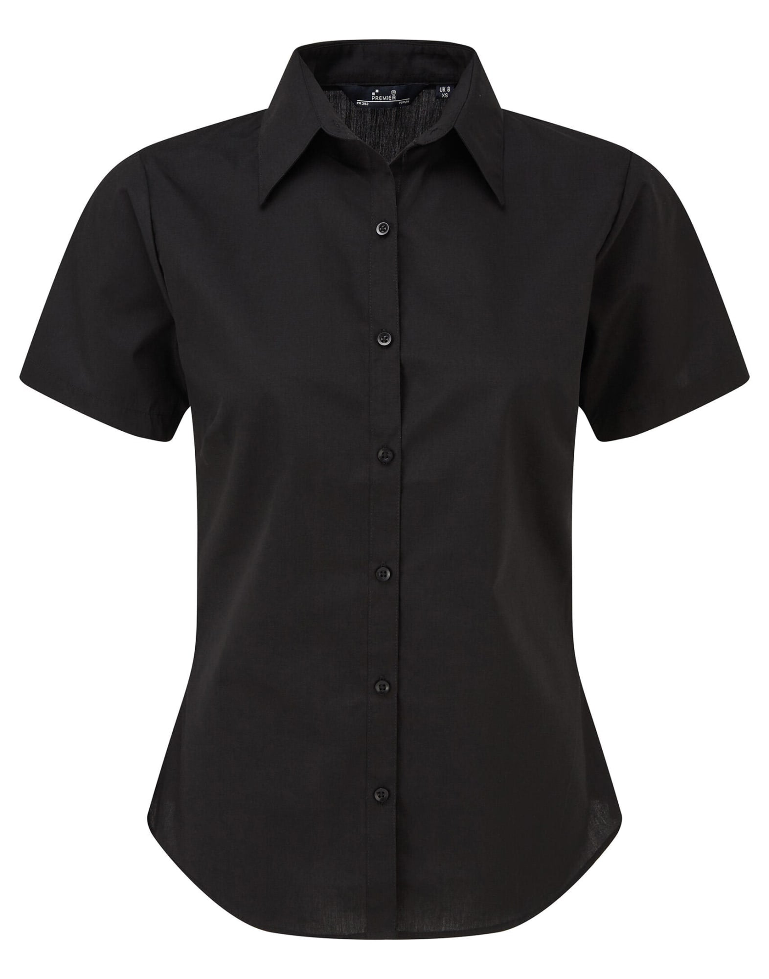 Womens S-S Poplin Blouse