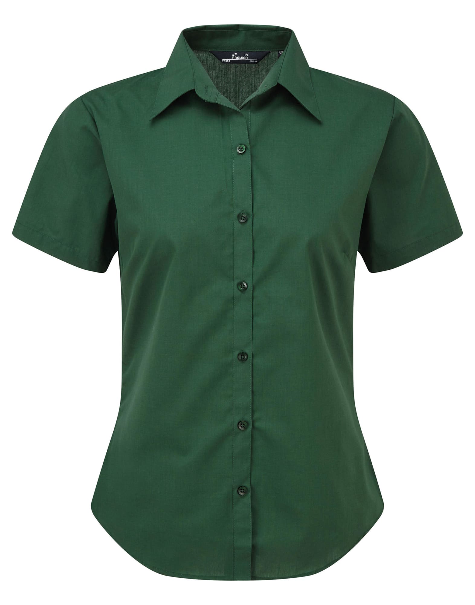 Womens S-S Poplin Blouse