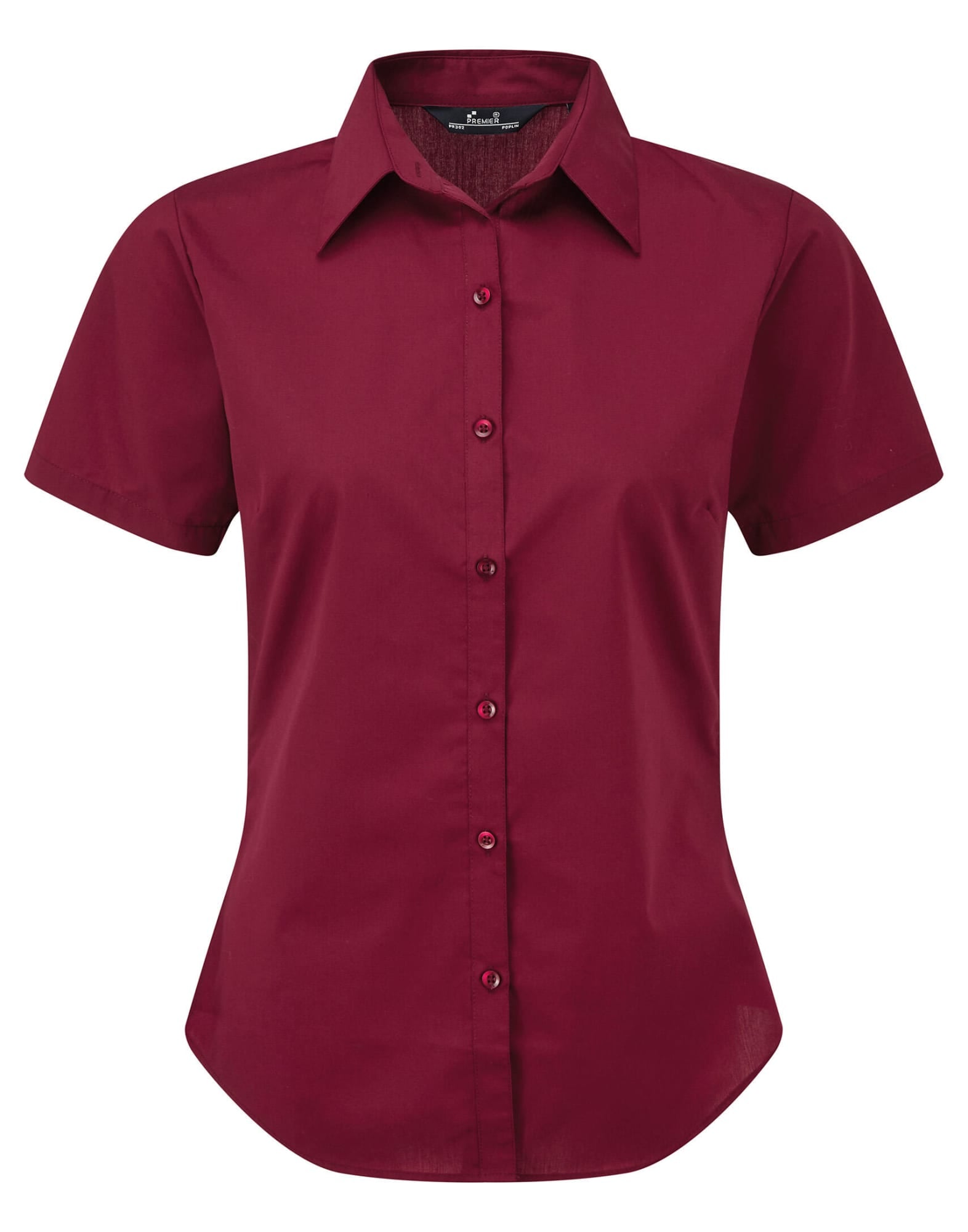 Womens S-S Poplin Blouse