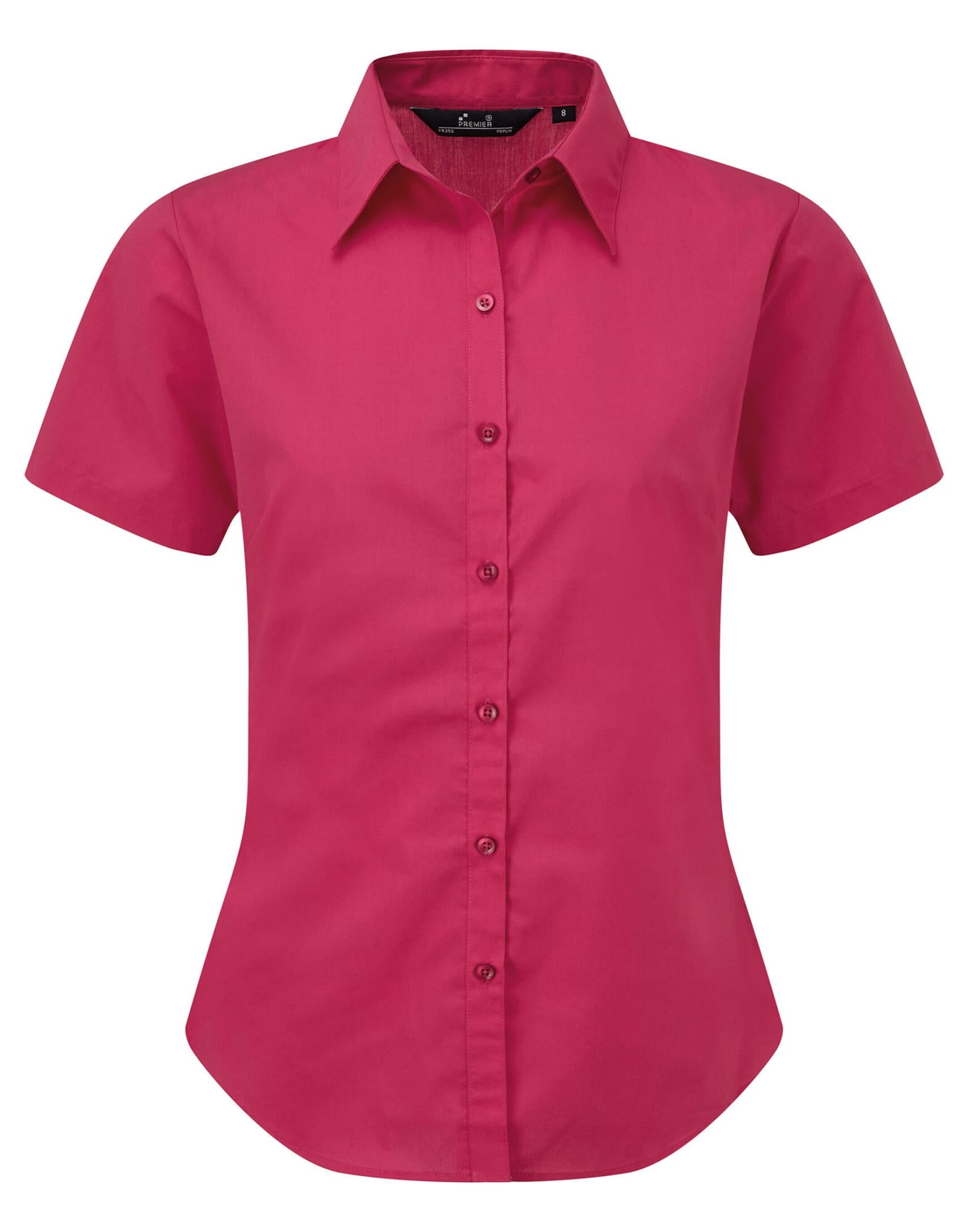 Womens S-S Poplin Blouse