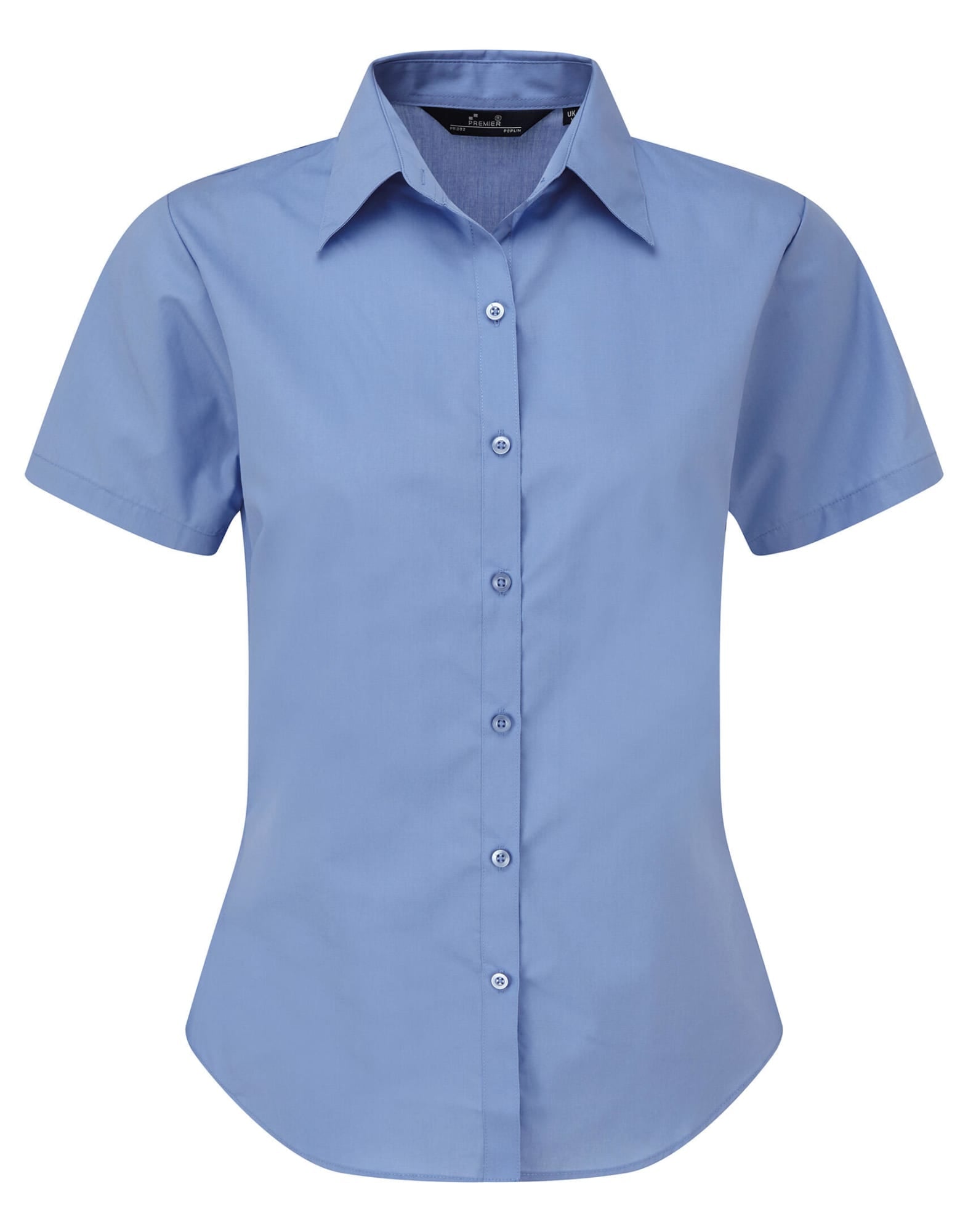 Womens S-S Poplin Blouse