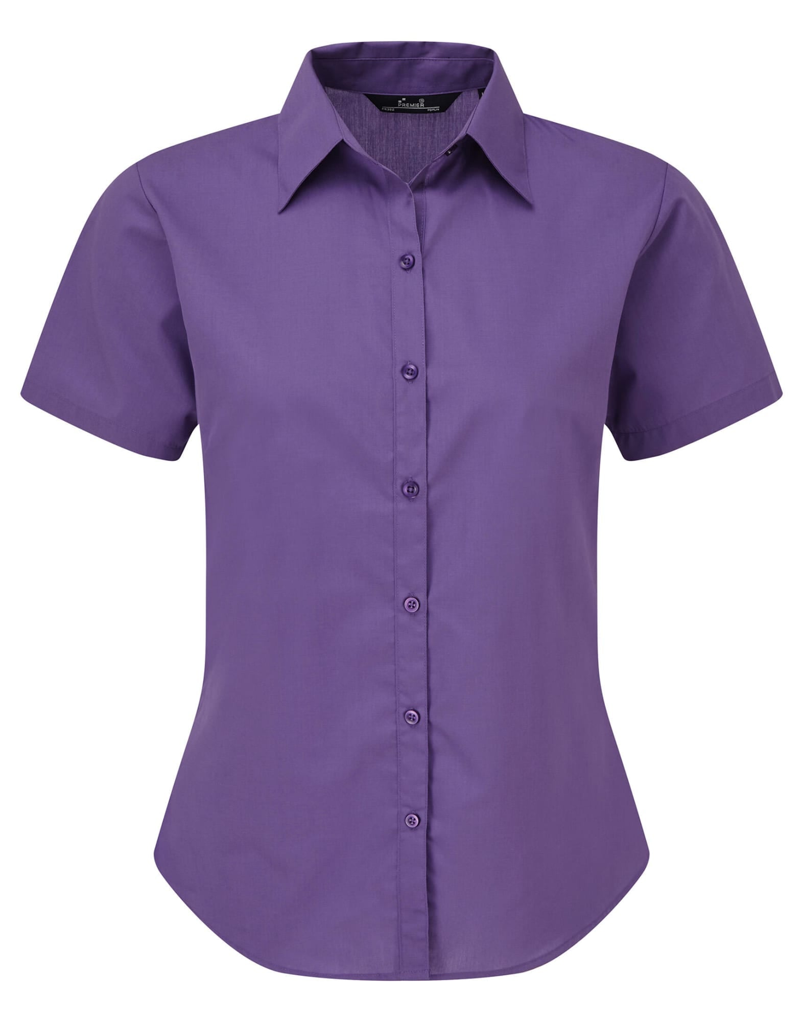 Womens S-S Poplin Blouse