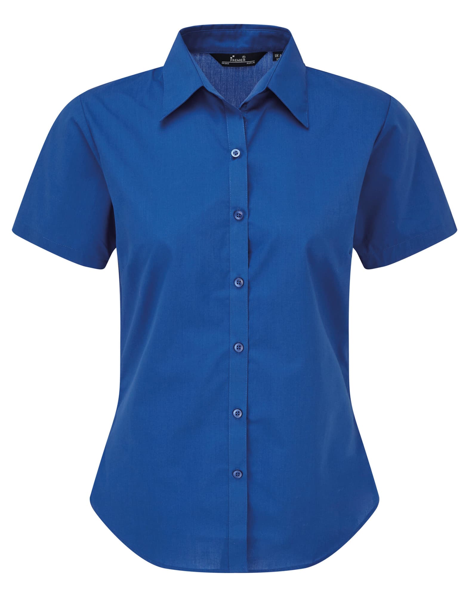Womens S-S Poplin Blouse