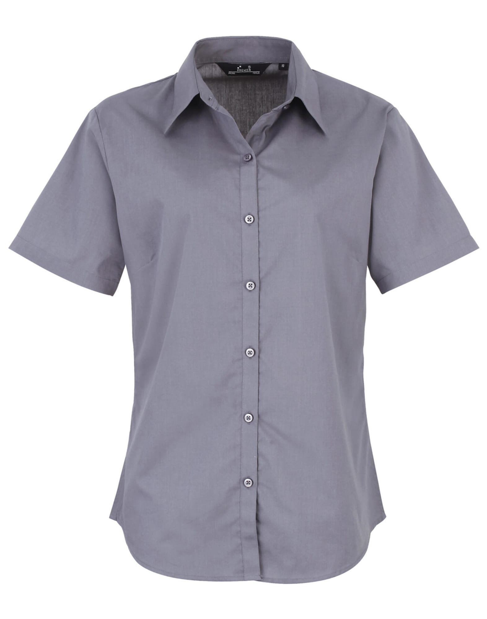 Womens S-S Poplin Blouse