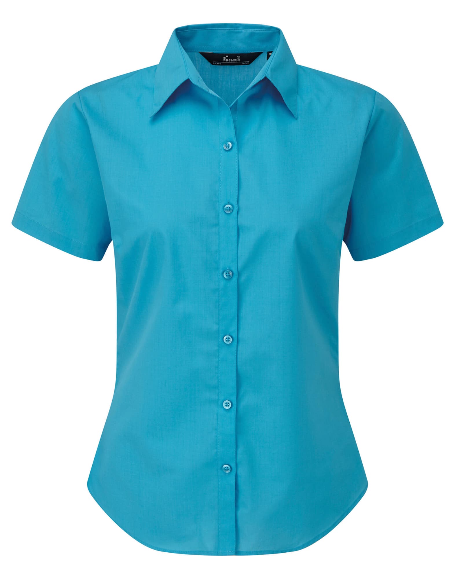 Womens S-S Poplin Blouse
