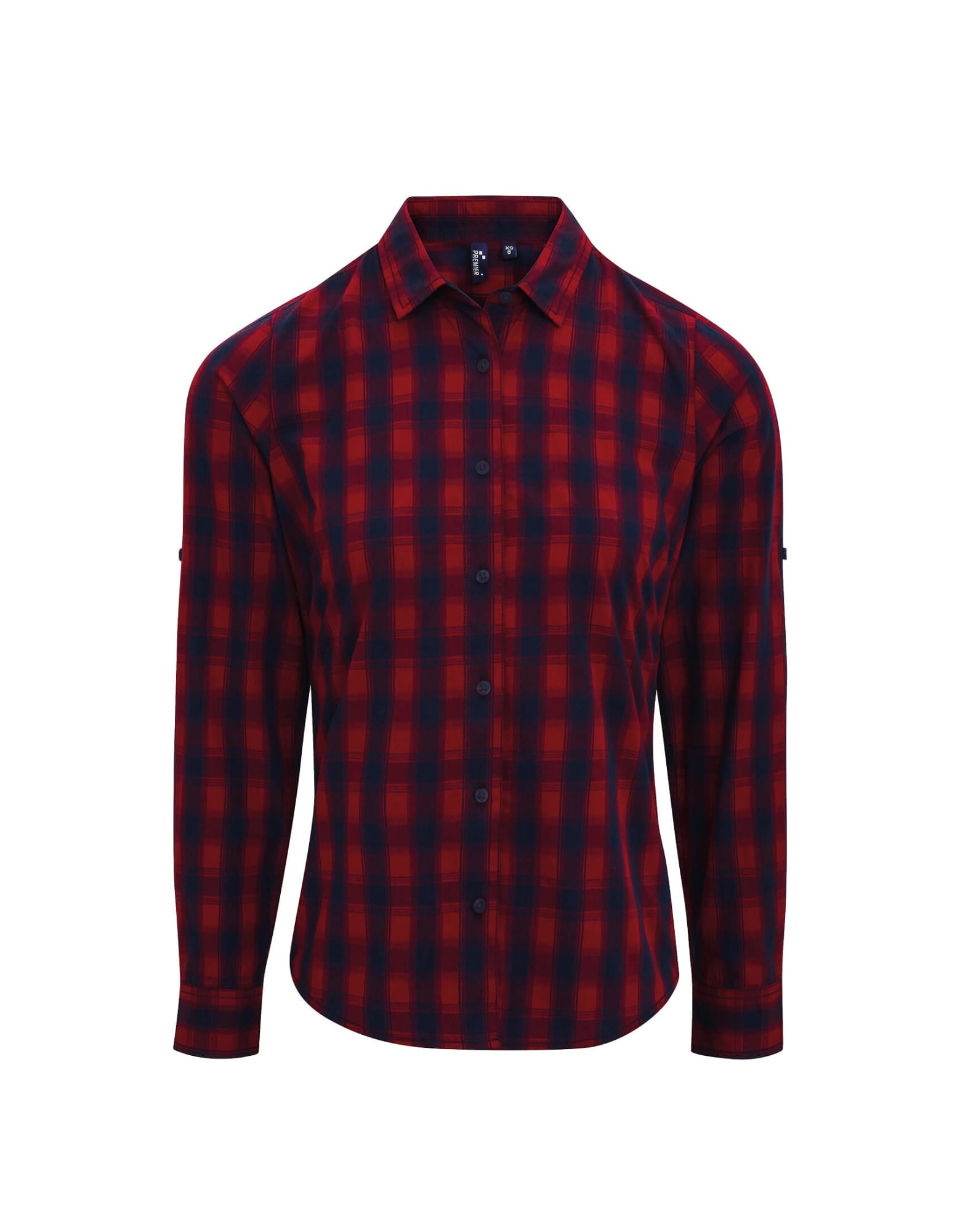 Womens Mulligan Check Cotton L-S Shirt