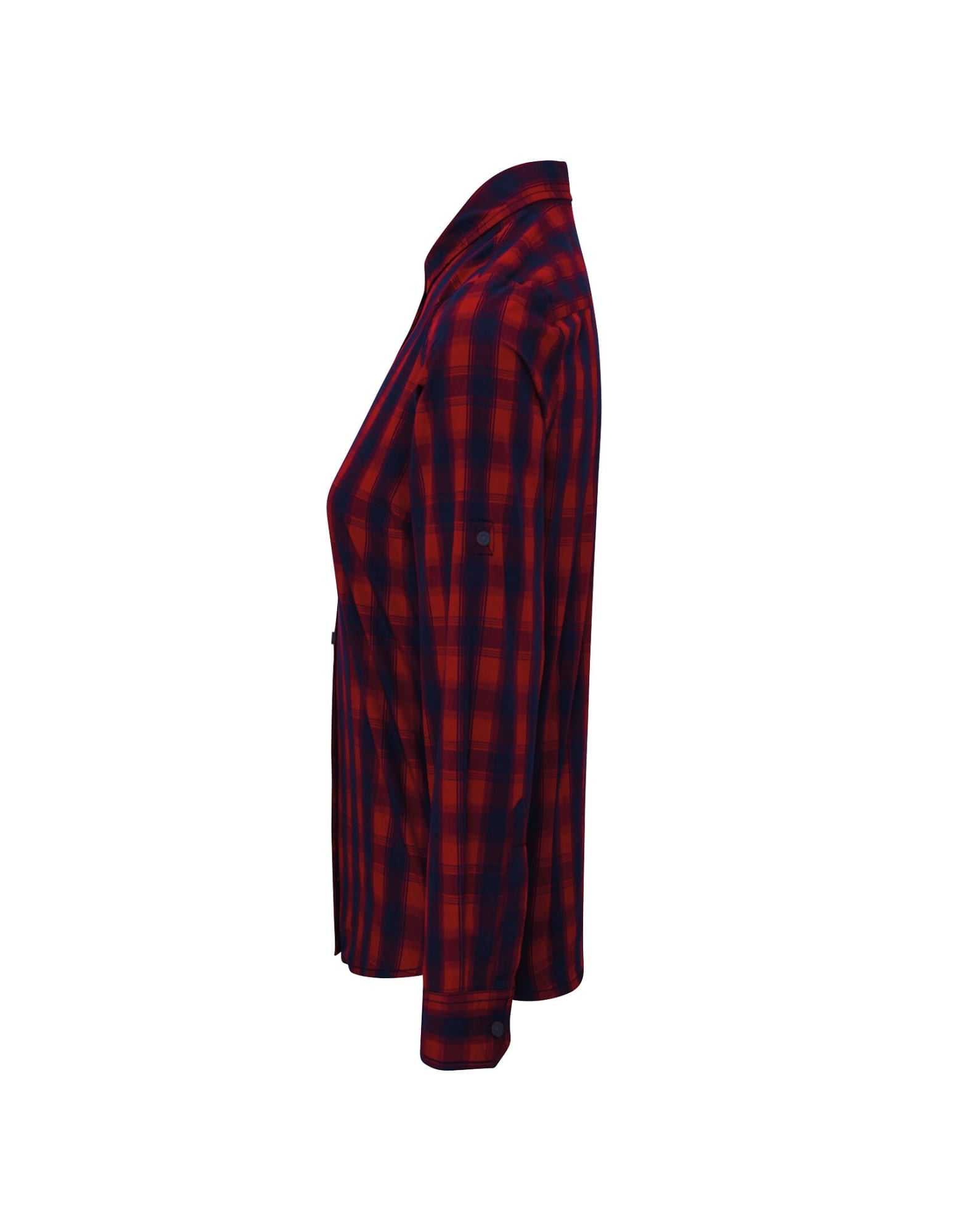 Womens Mulligan Check Cotton L-S Shirt