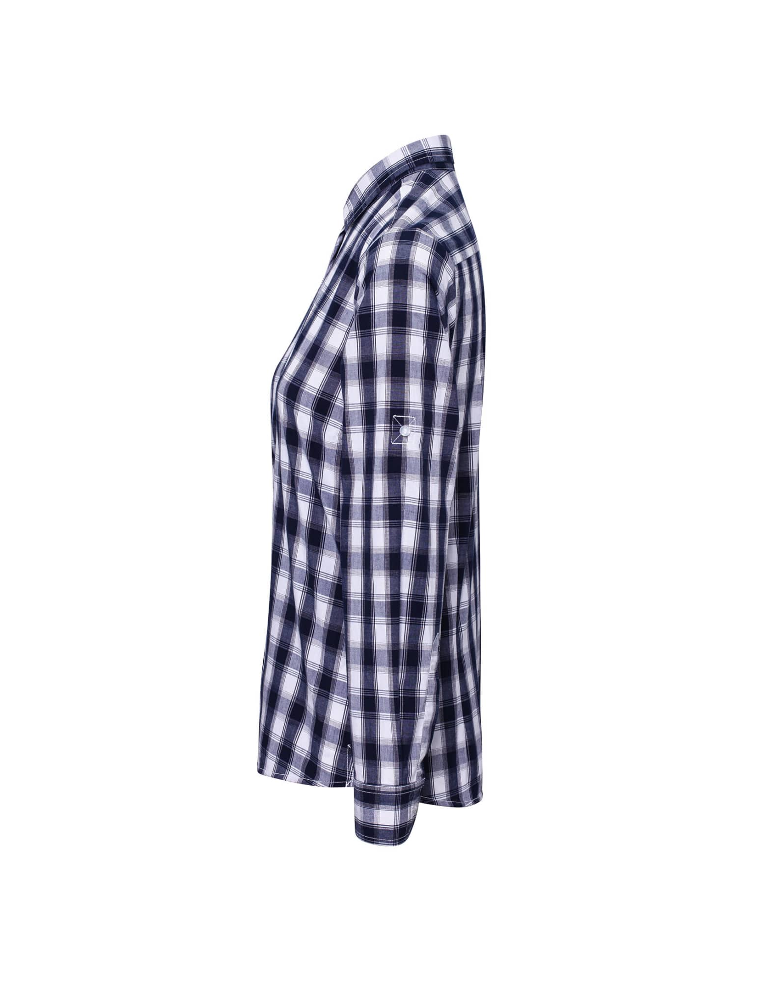 Womens Mulligan Check Cotton L-S Shirt