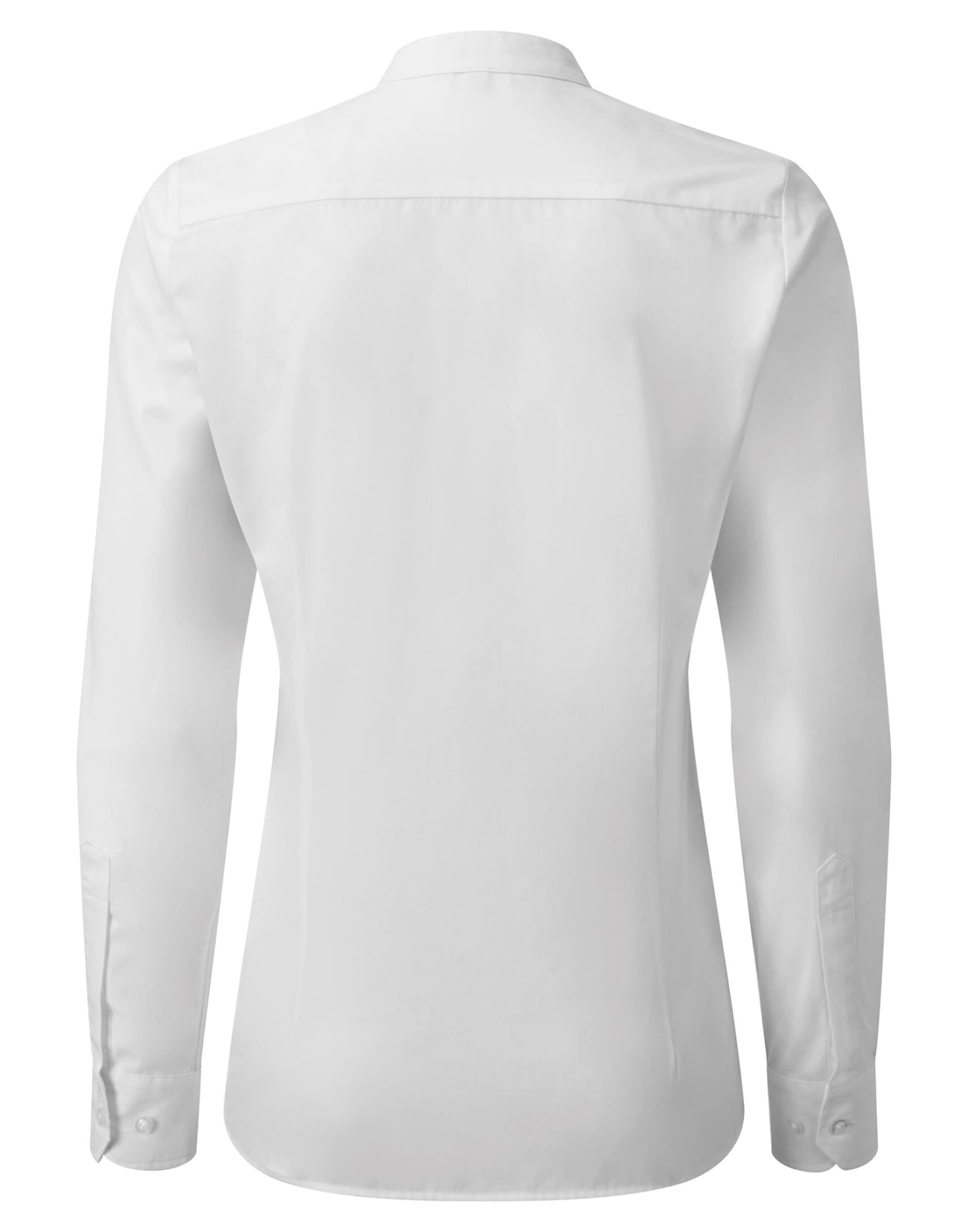 Womens Banded Collar Grandad Shirt