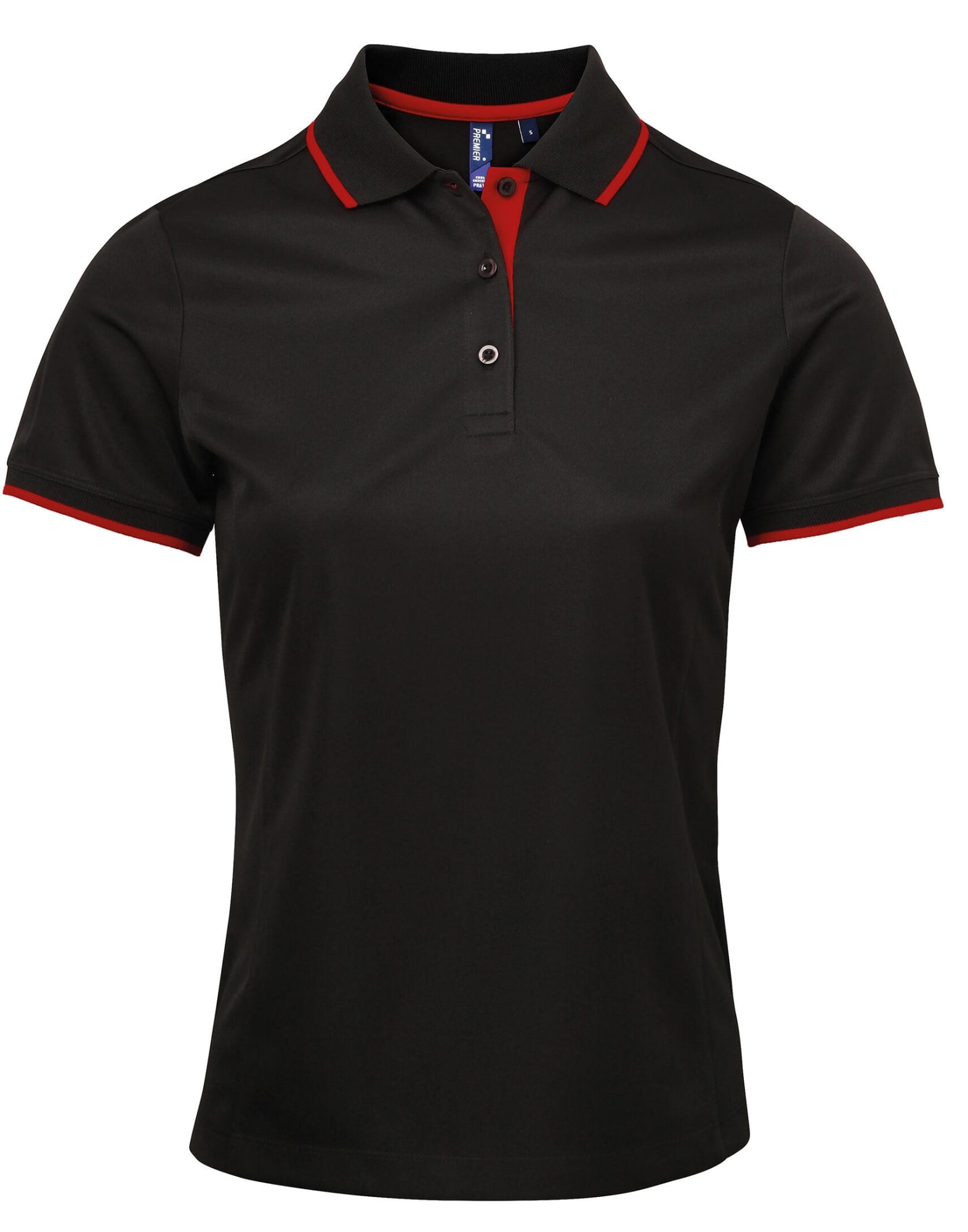 Womens Contrast Coolchecker Polo