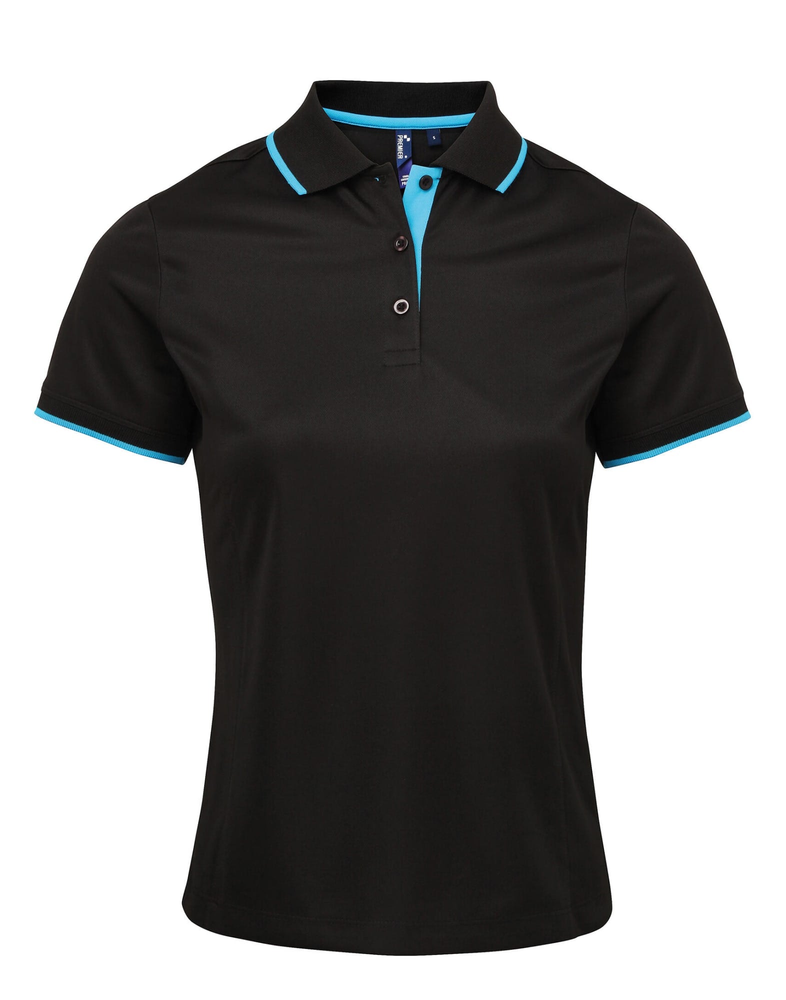 Womens Contrast Coolchecker Polo
