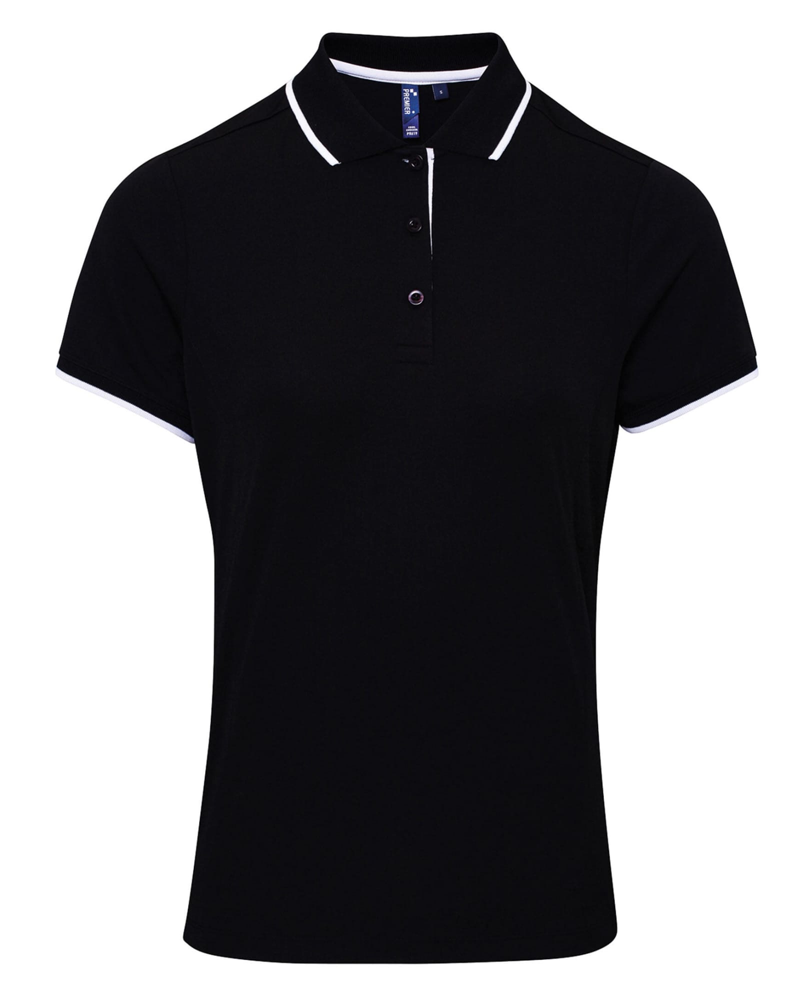 Womens Contrast Coolchecker Polo
