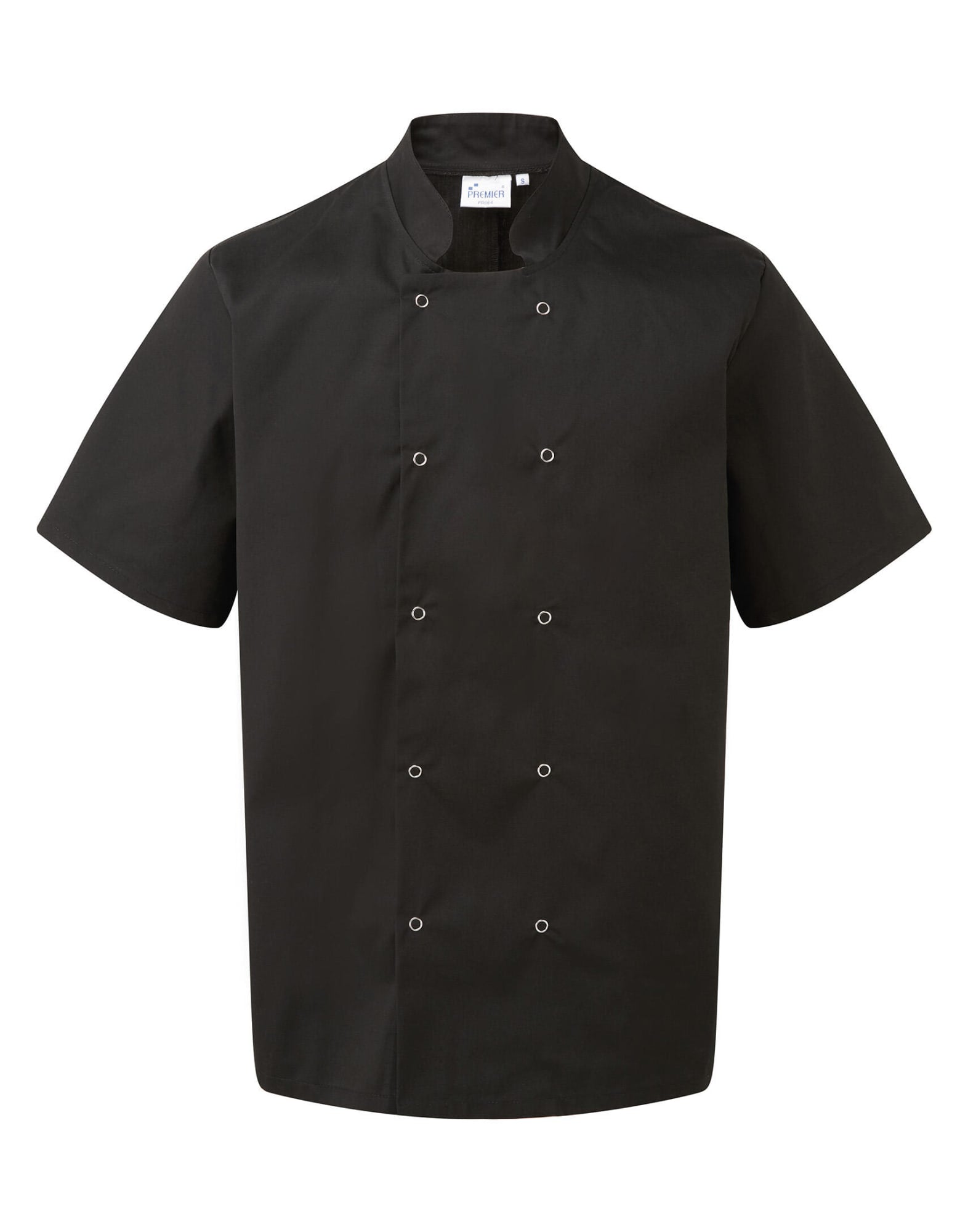 Studded Front S-S Chef's Jacket
