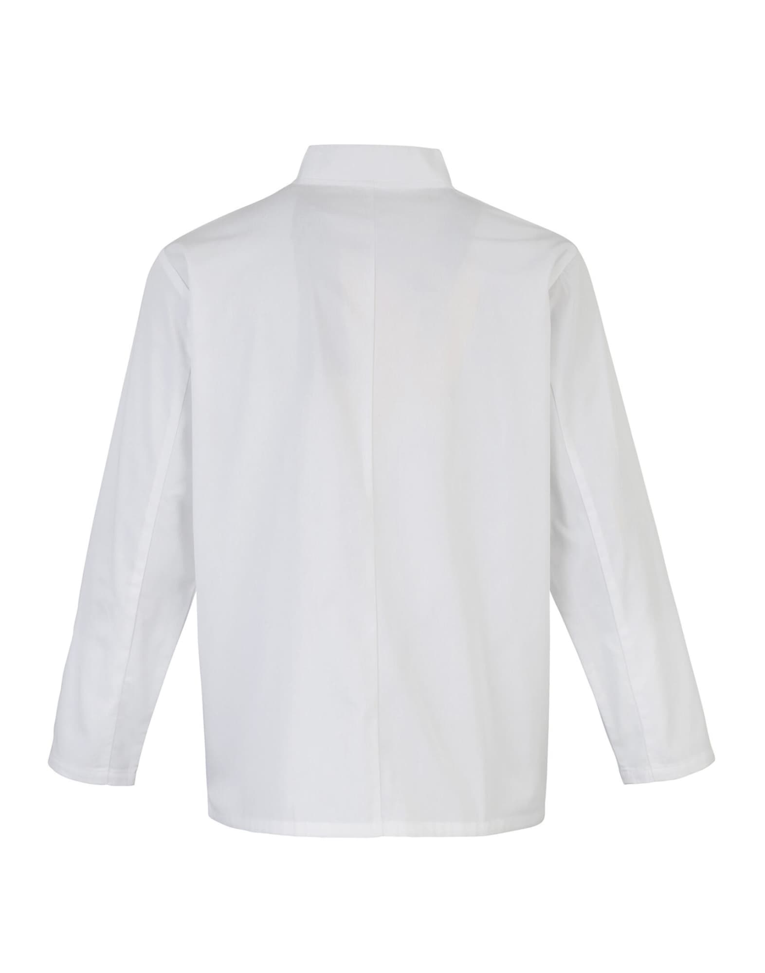 Studded Front L-S Chef's Jacket