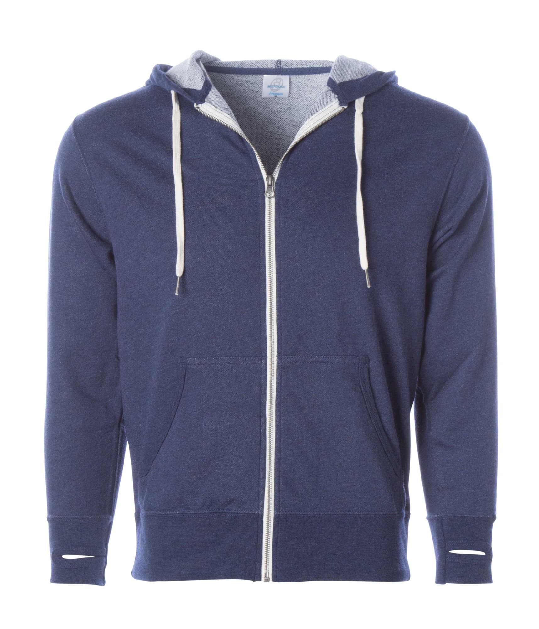 Unisex Heather Fitted Zip