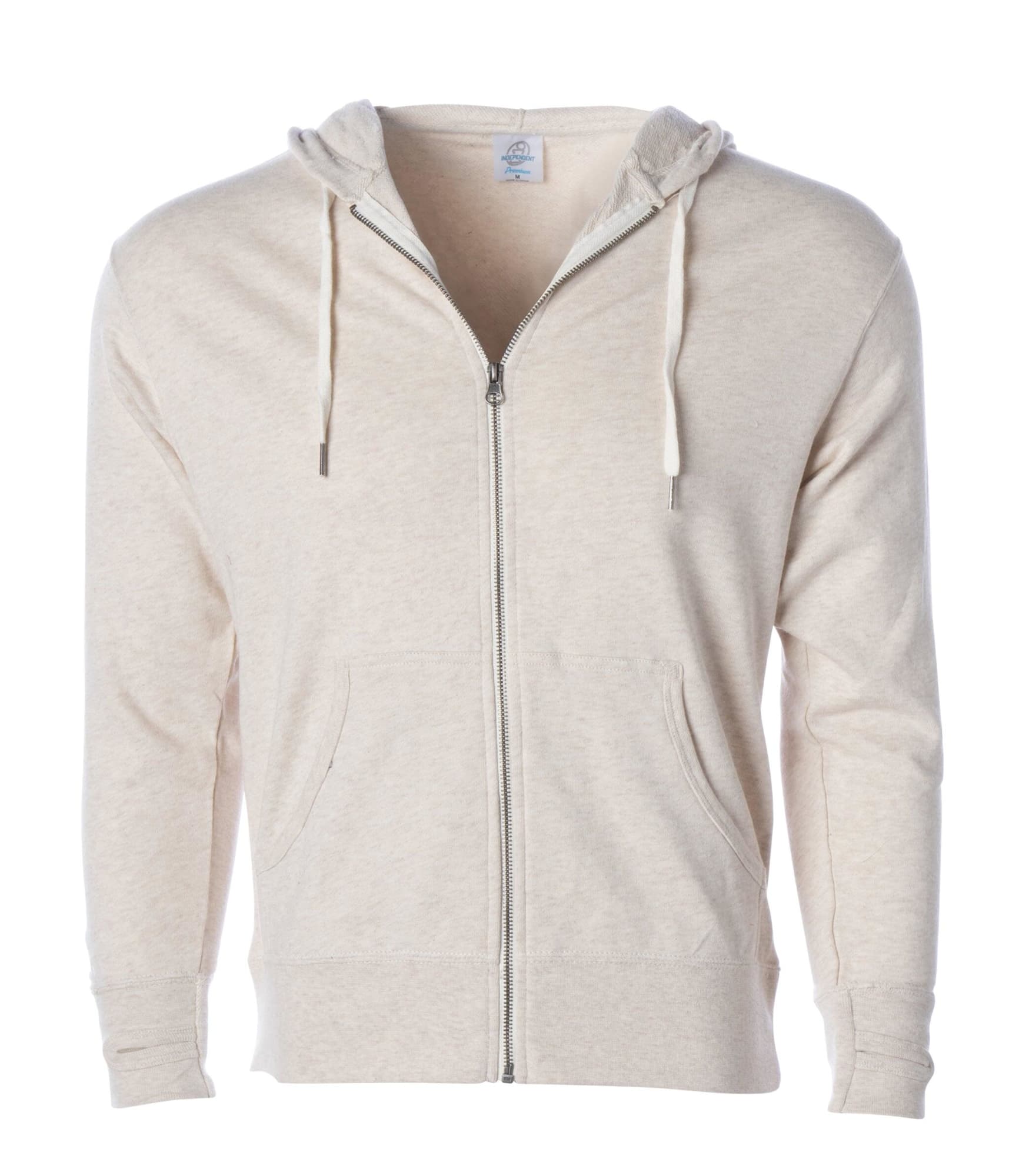 Unisex Heather Fitted Zip