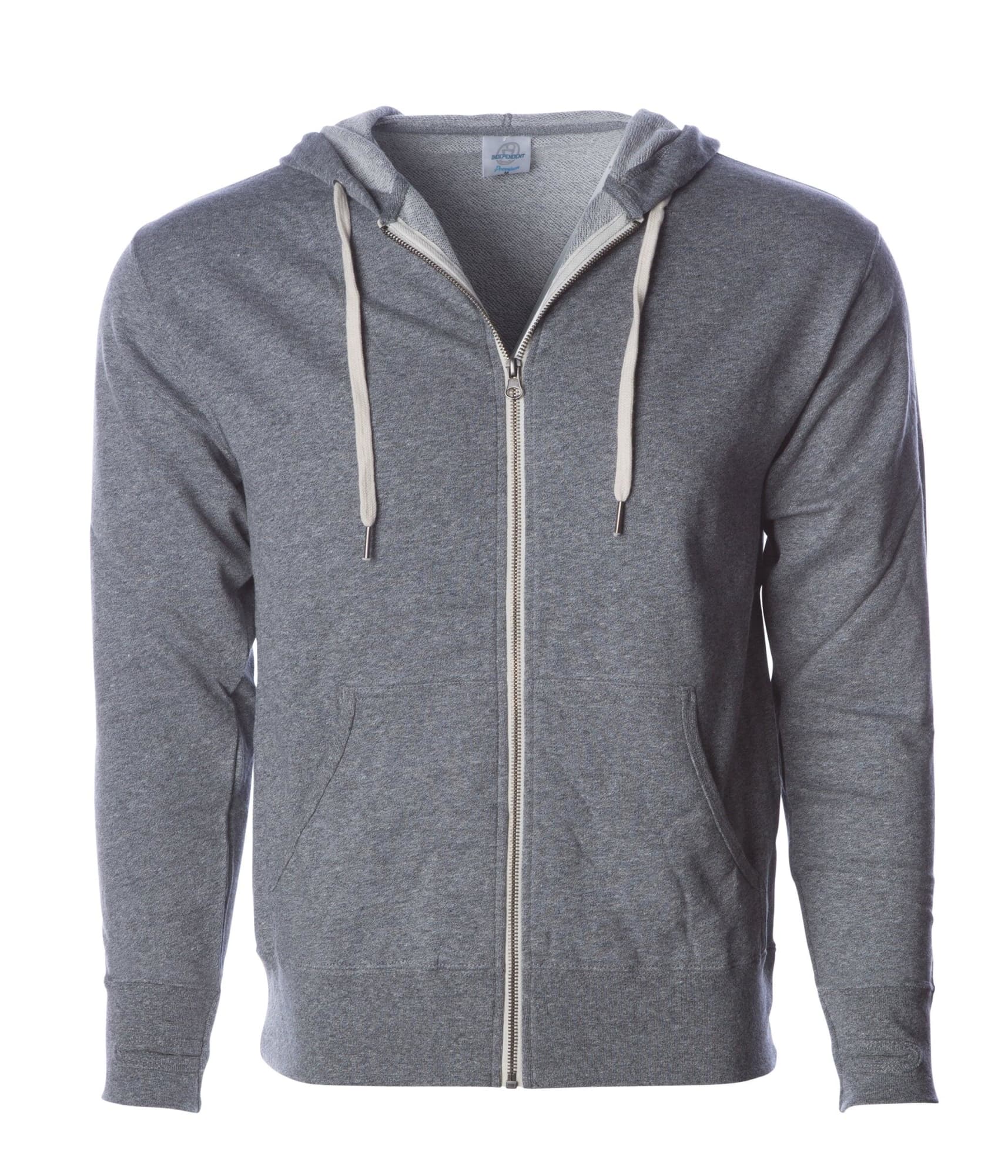 Unisex Heather Fitted Zip
