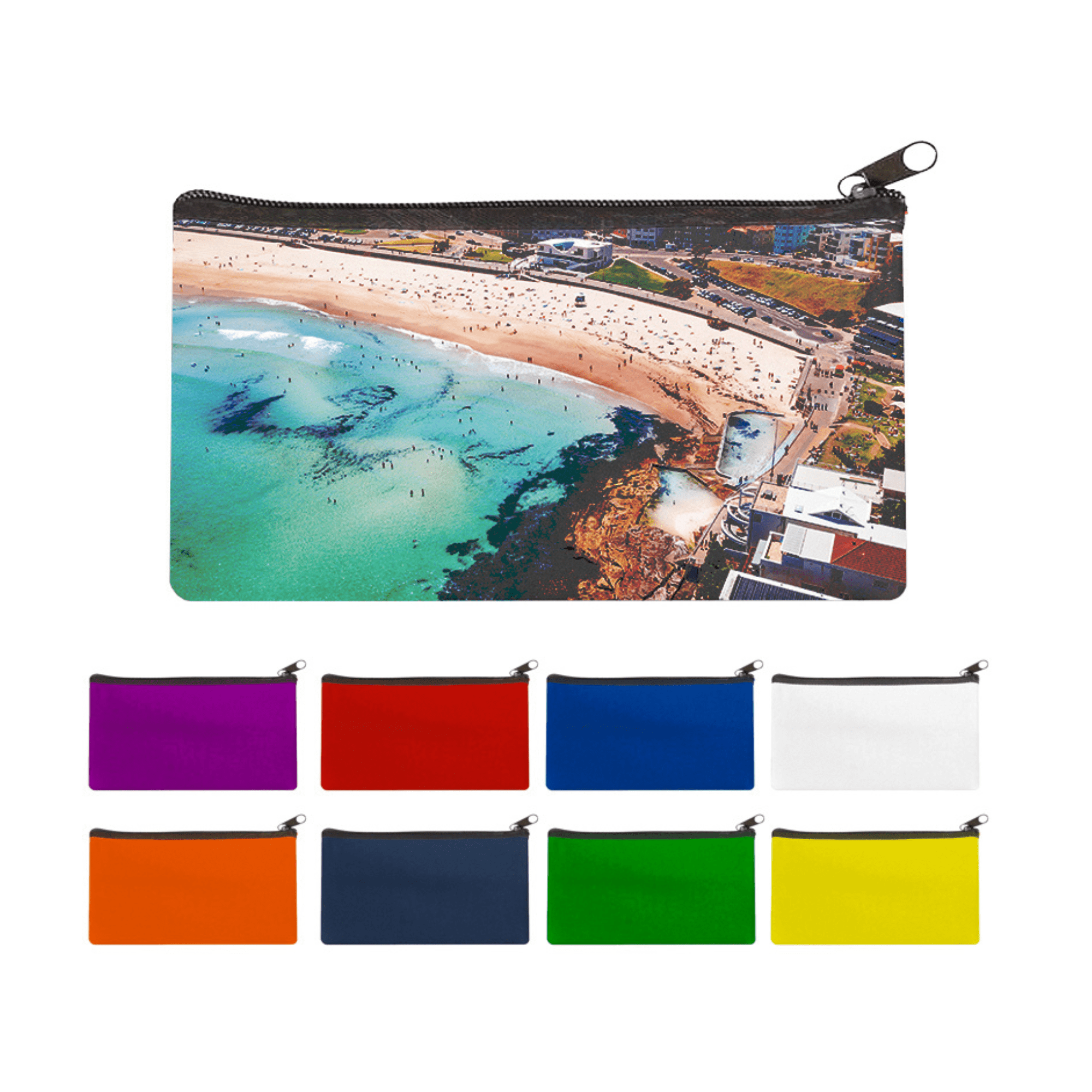 Large Neoprene Sublimated Pencil Case