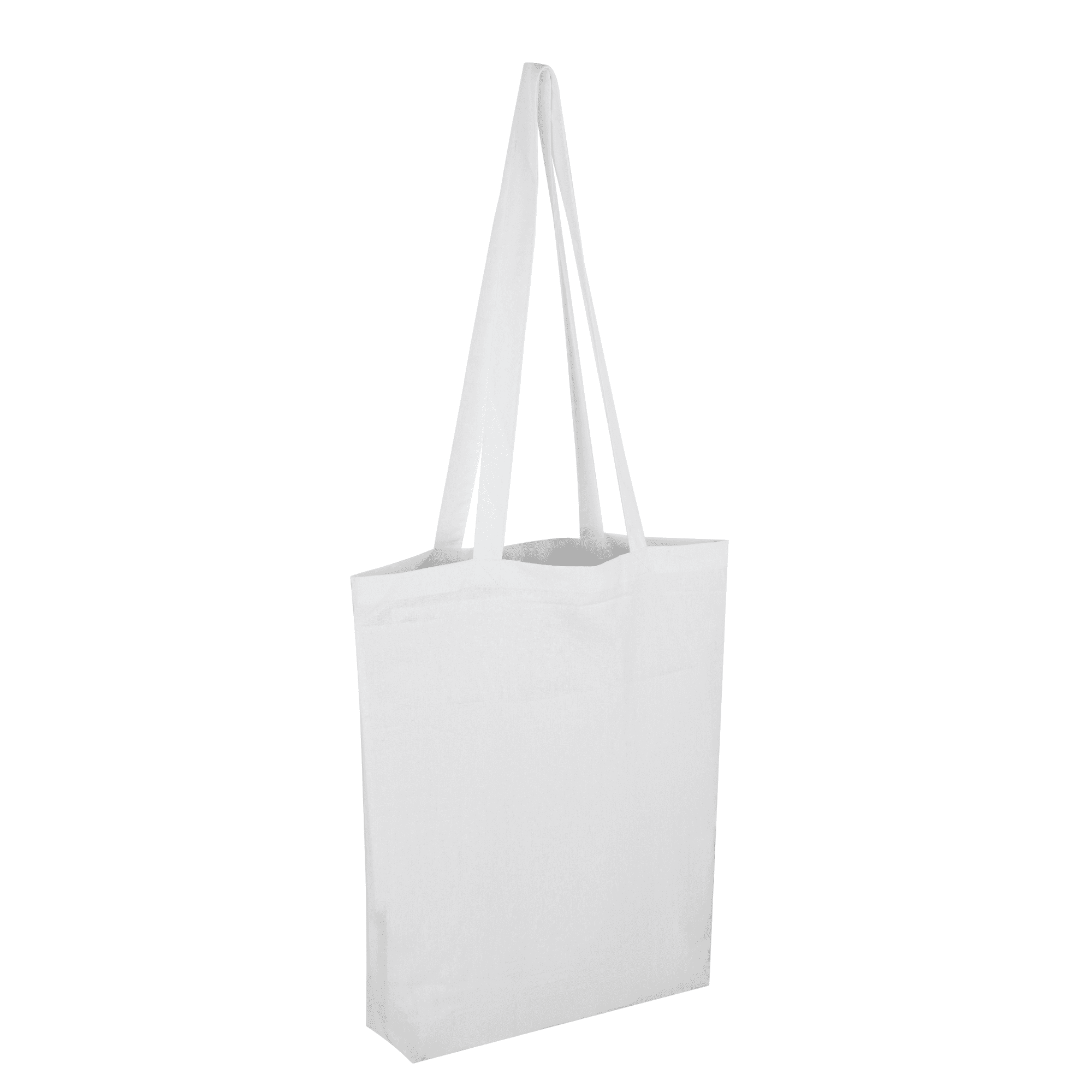 Long Handle Coloured Cotton Bag