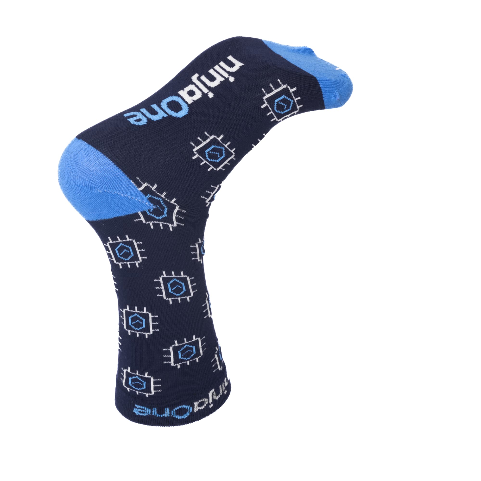 Snazzy Crew Jacquard Socks