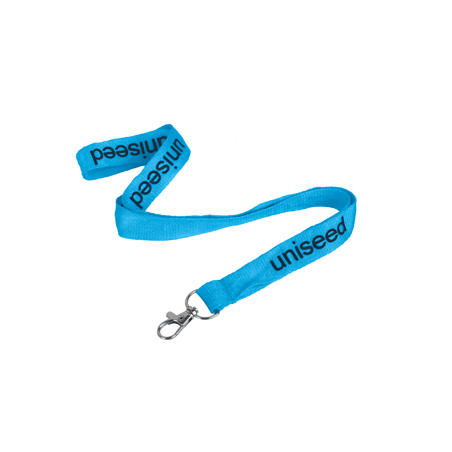 Flat Ribbed Lanyard 15mm Wide With Swivel Clip