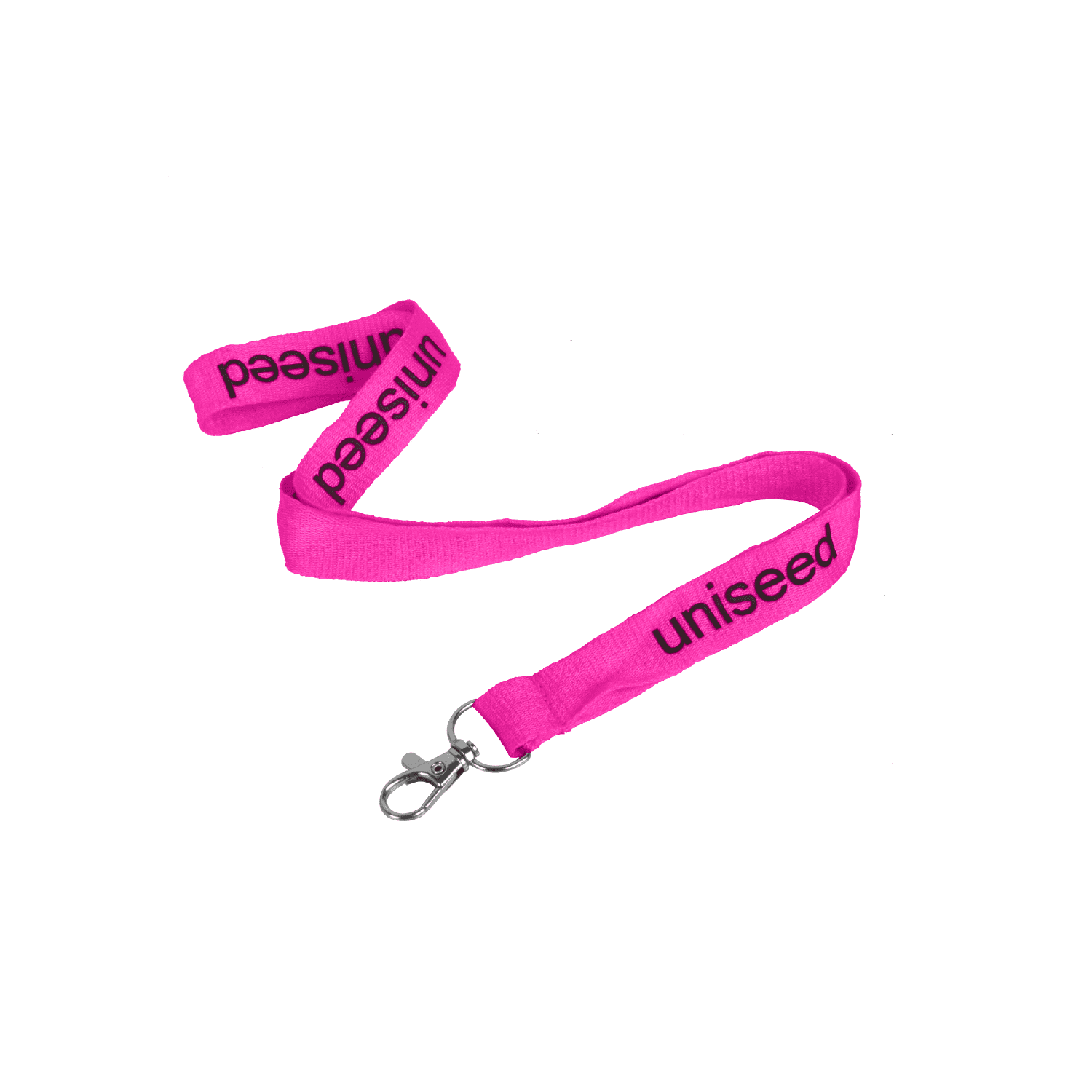 Flat Ribbed Lanyard 15mm Wide With Swivel Clip