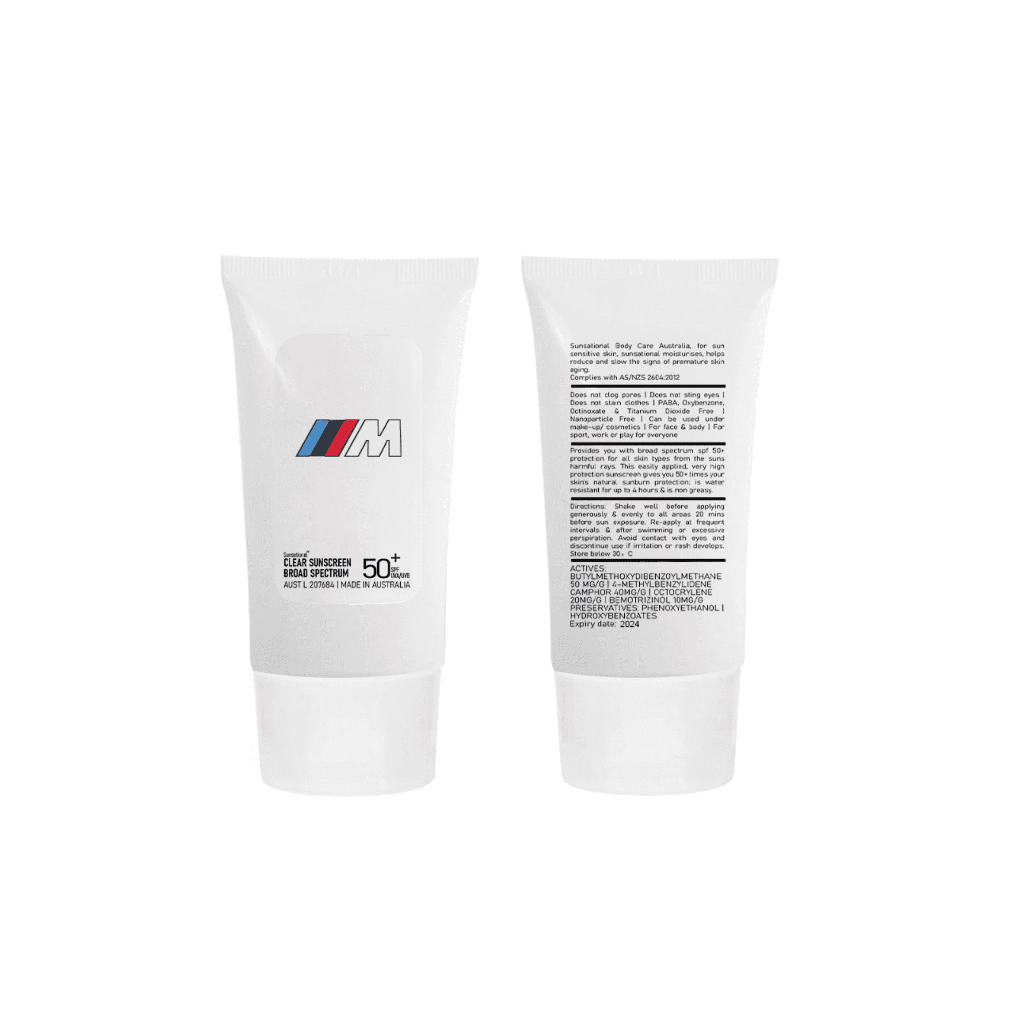 30Ml Spf50 Sunscreen Lotion Tube