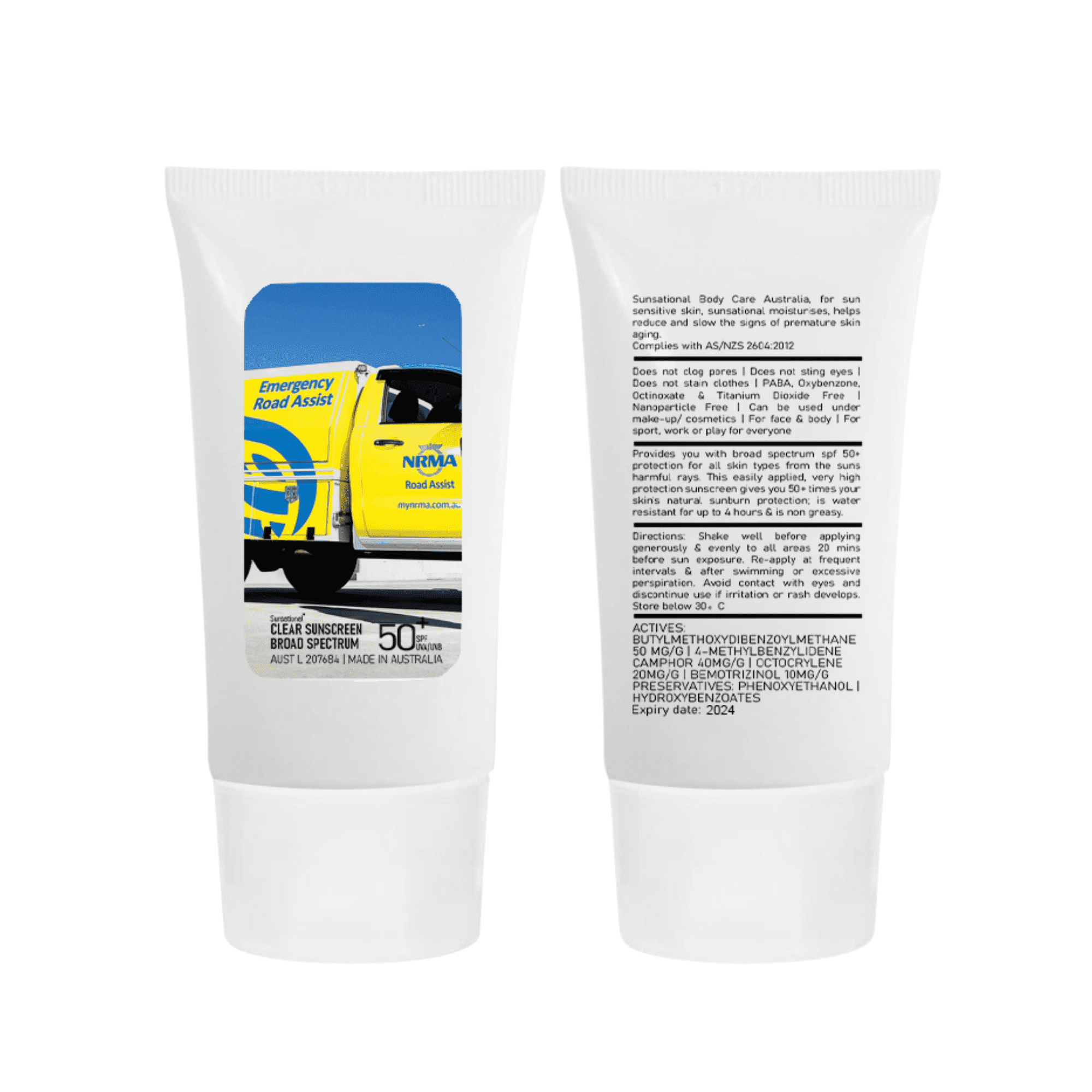 100Ml Spf50 Sunscreen Lotion Tube