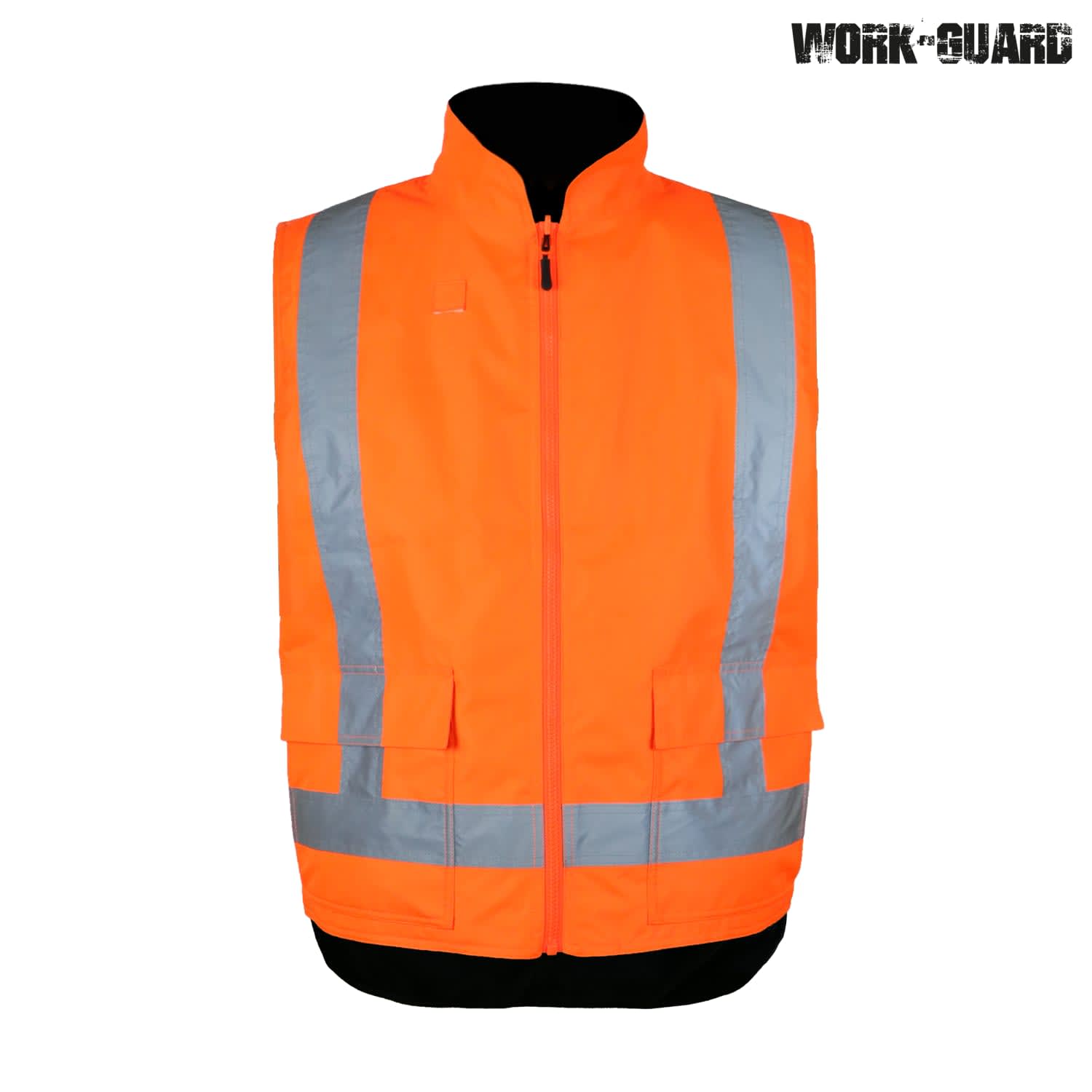 Reversible Fleece Lined Safety Vest Day/Night
