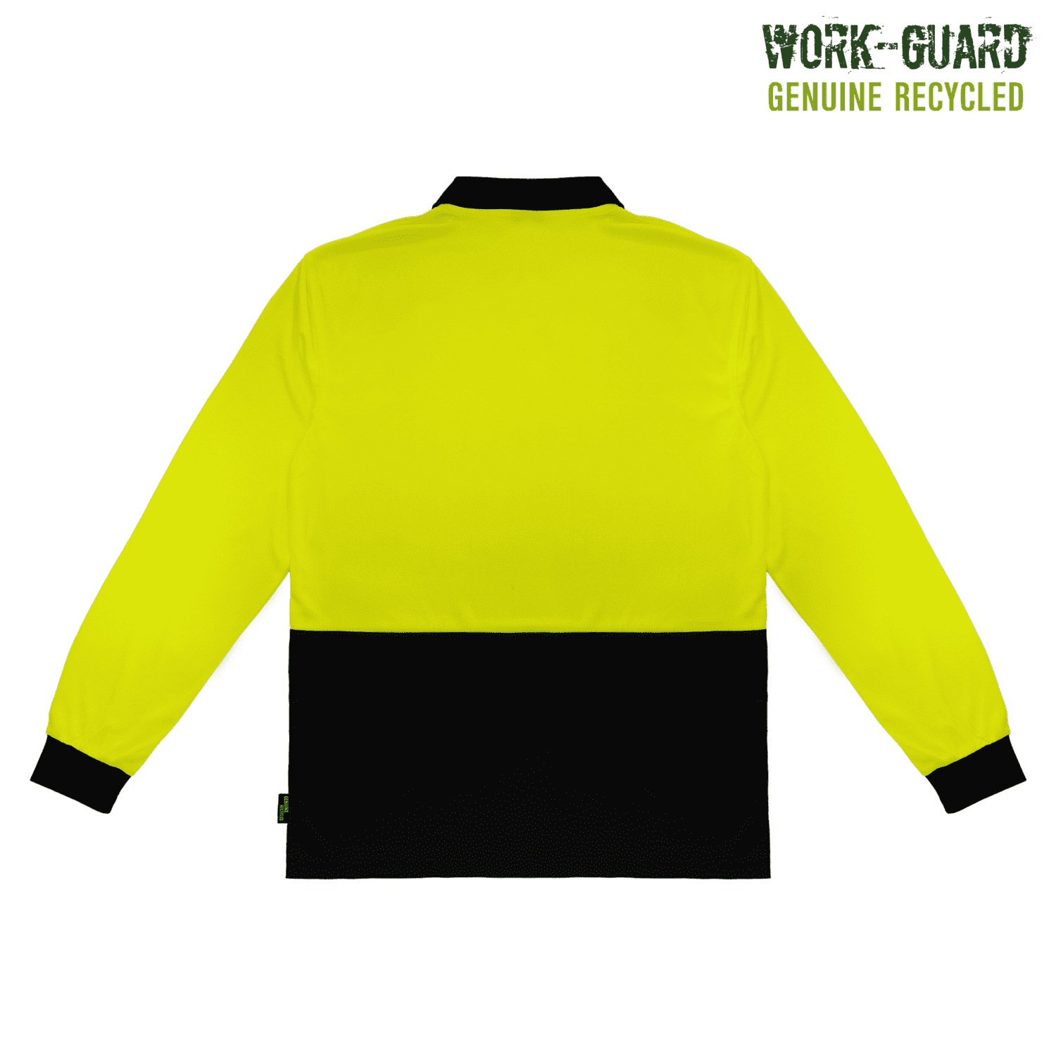 Work-Guard Recycled Hi Vis Longsleeve Polo