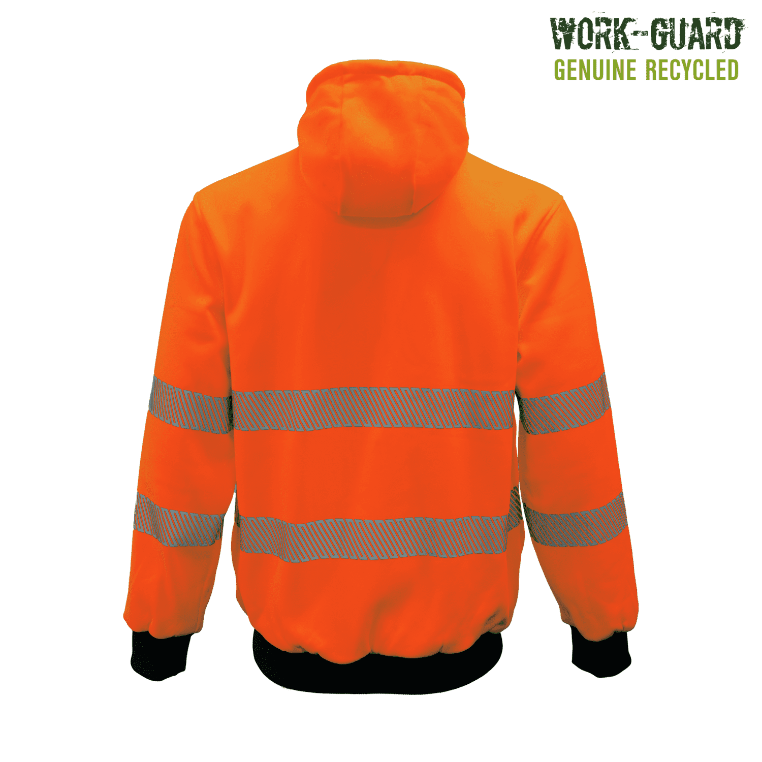 Workguard Recycled Hi Vis Day/Night Zipped Hoodie