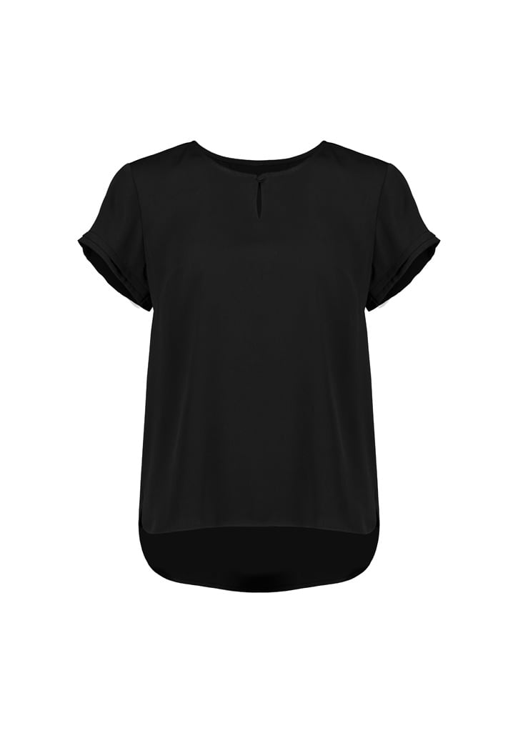 Womens Evelyn Short Sleeve Blouse