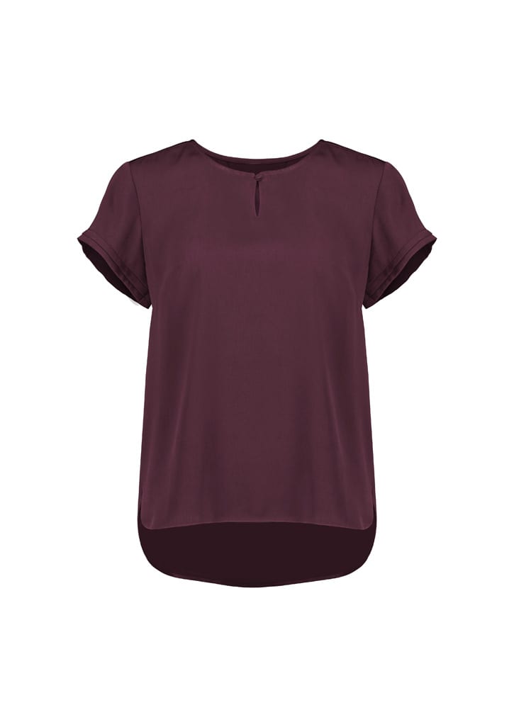 Womens Evelyn Short Sleeve Blouse