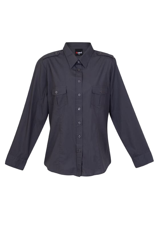 Womens Military Long Sleeve Shirt