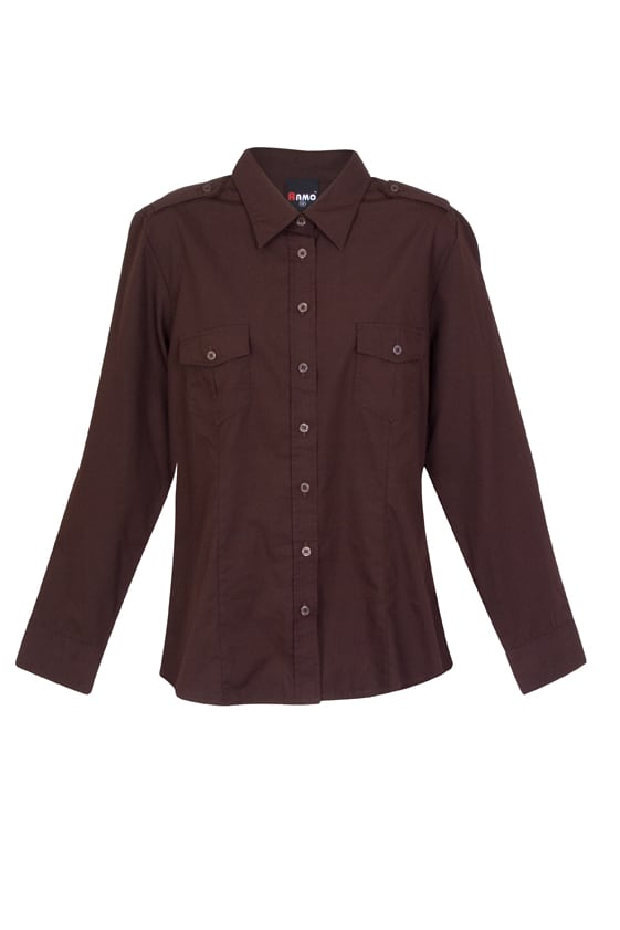 Womens Military Long Sleeve Shirt