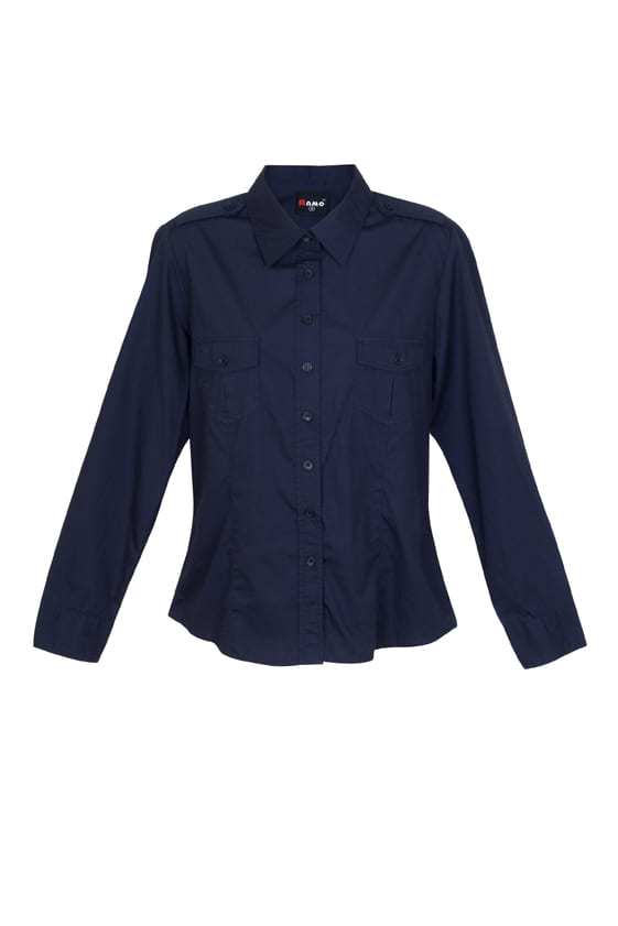 Womens Military Long Sleeve Shirt