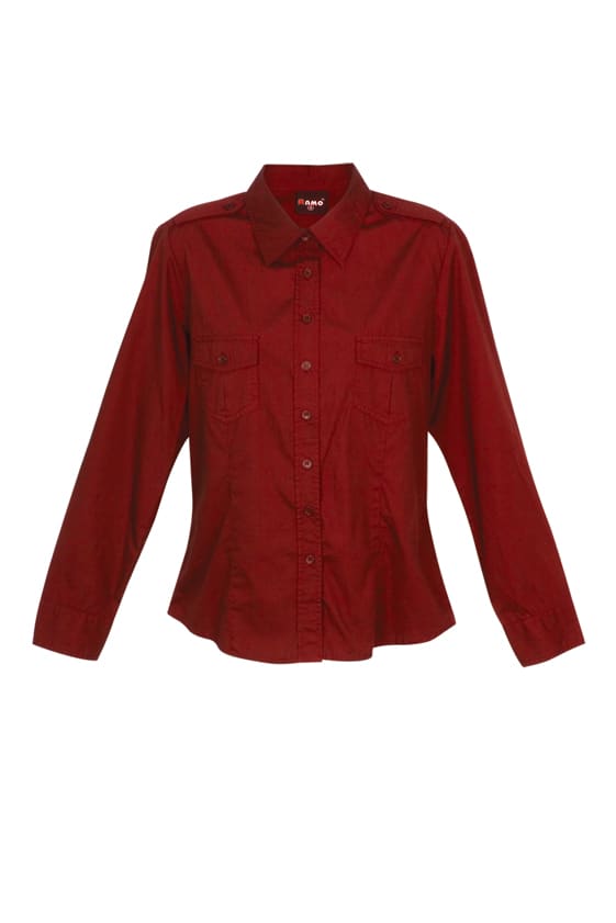 Womens Military Long Sleeve Shirt