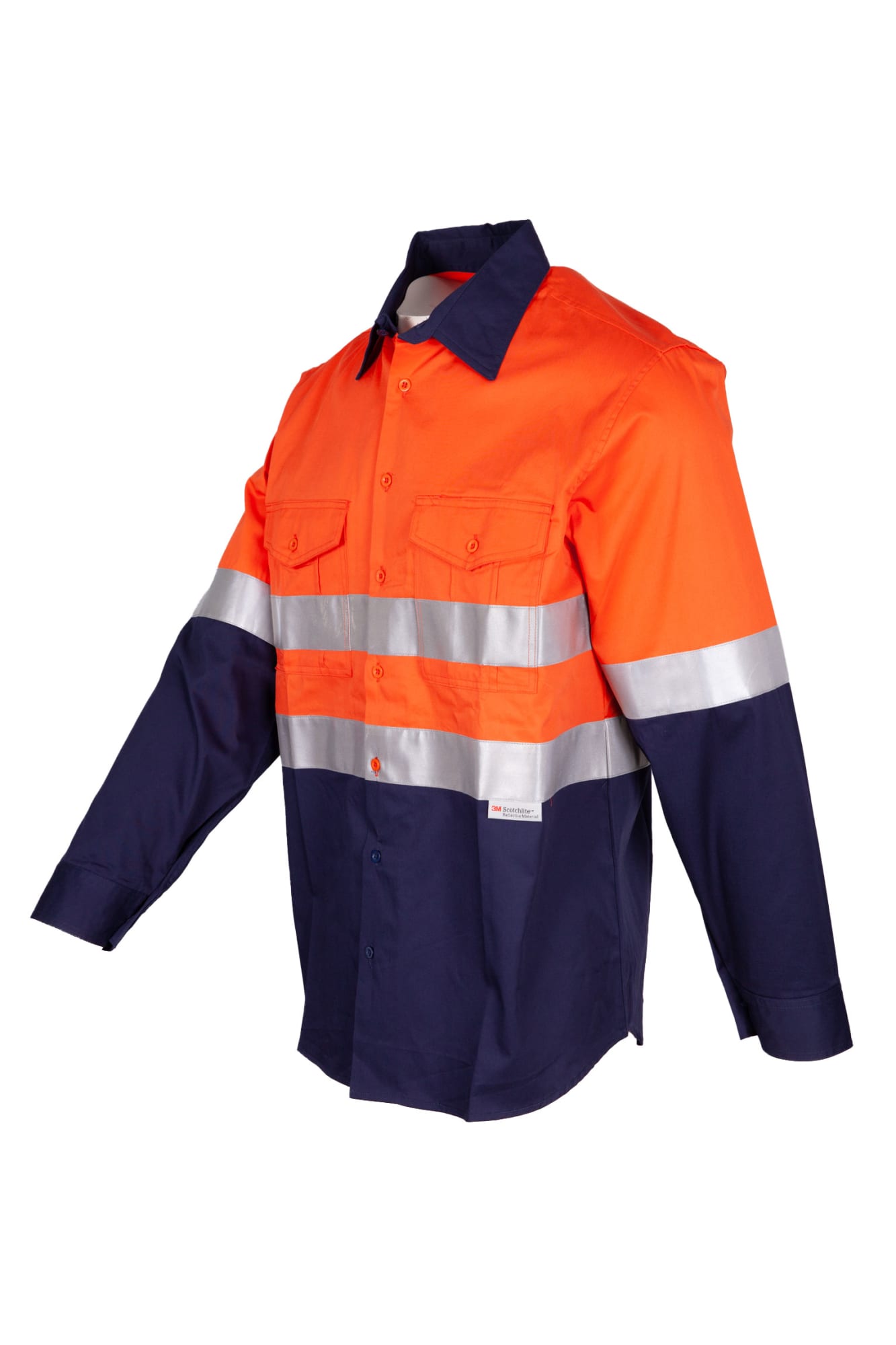 100% Combed Cotton Drill Long Sleeve Shirt - 3M