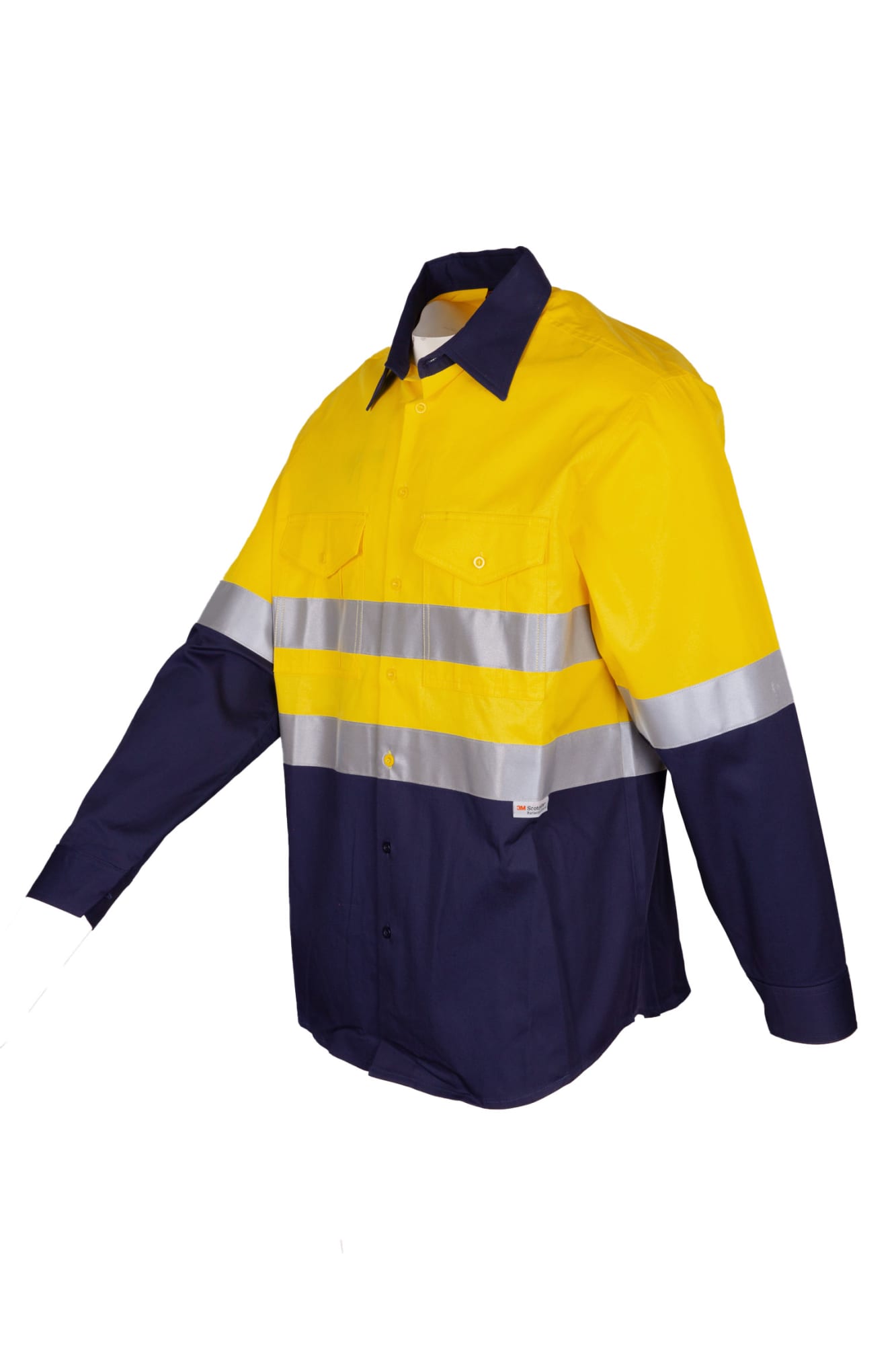 100% Combed Cotton Drill Long Sleeve Shirt - 3M