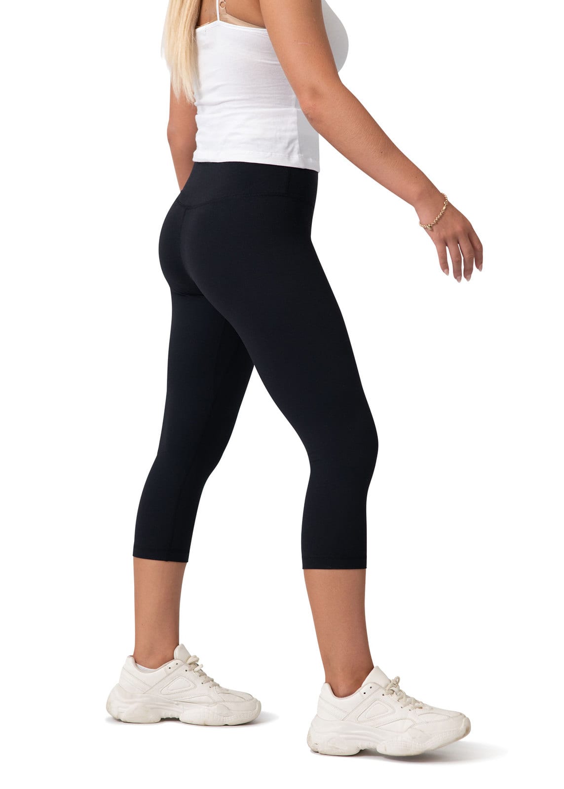 Womens High-rise 3/4 Leggings