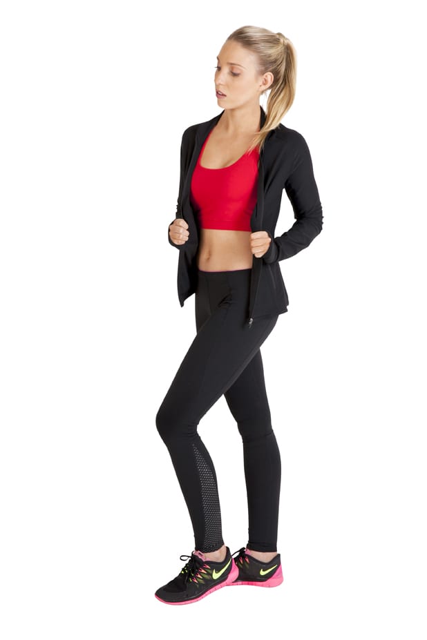 Womens AVA Nylon/Spendex Full Length Leggings